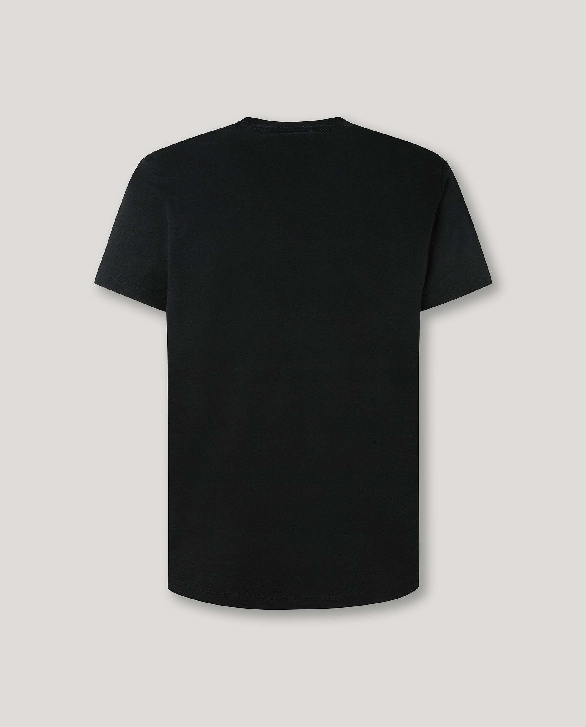 Camiseta de hombre logo estampado fit regular - Pepe Jeans - Negro Negro-9