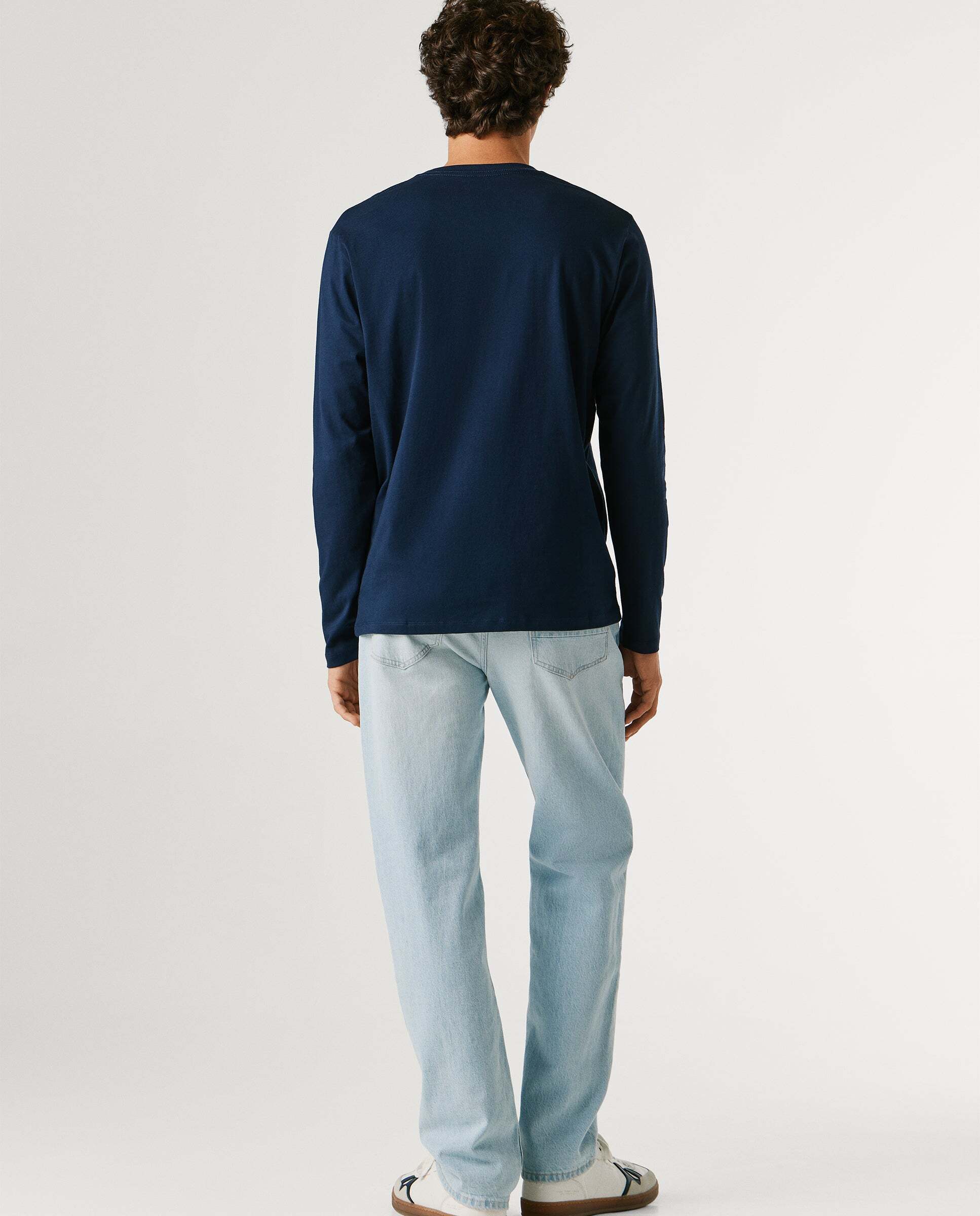 Camiseta de hombre manga larga fit regular - Pepe Jeans - Azul Azul-3