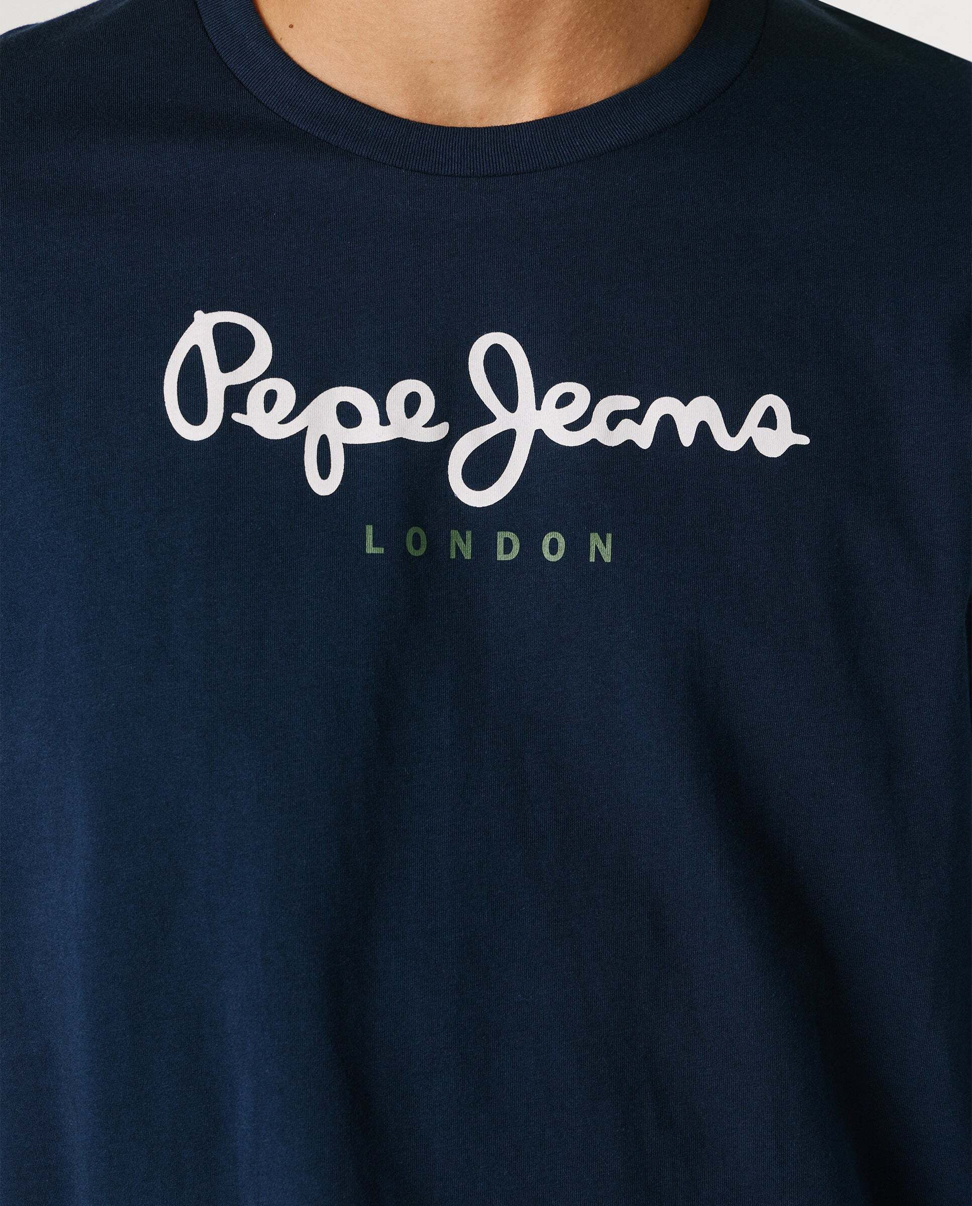 Camiseta de hombre manga larga fit regular - Pepe Jeans - Azul Azul-5