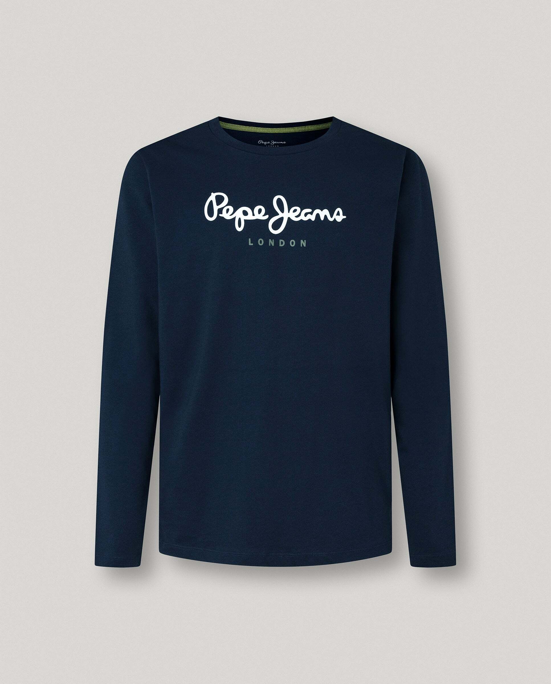 Camiseta de hombre manga larga fit regular - Pepe Jeans - Azul Azul-9
