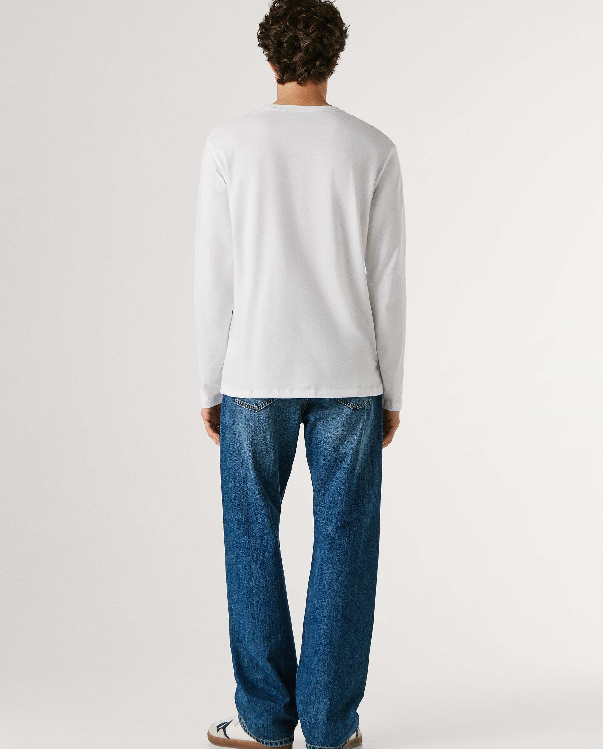 Camiseta de hombre manga larga fit regular - Pepe Jeans - Blanco Blanco-3