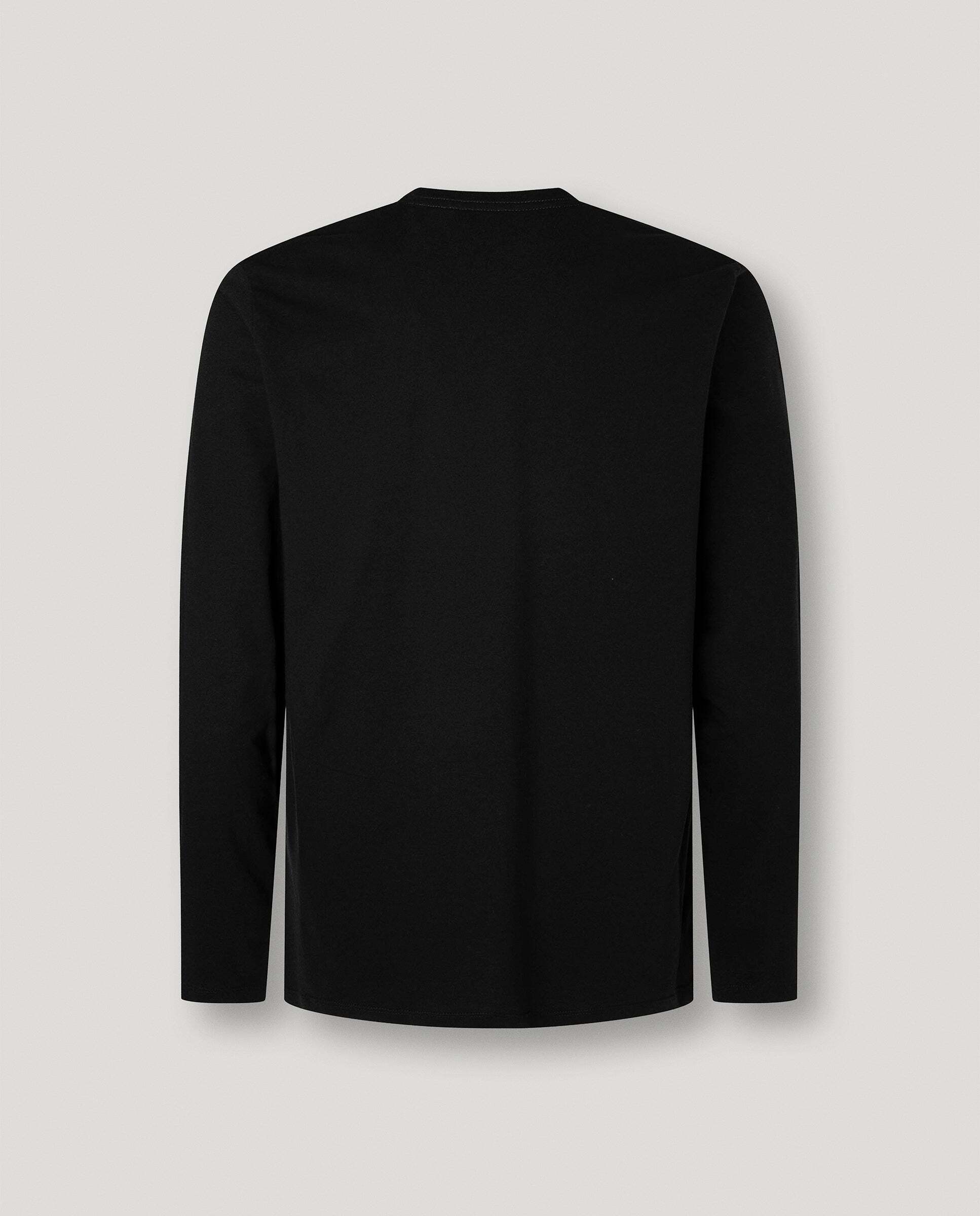Camiseta de hombre manga larga fit regular - Pepe Jeans - Negro Negro-9