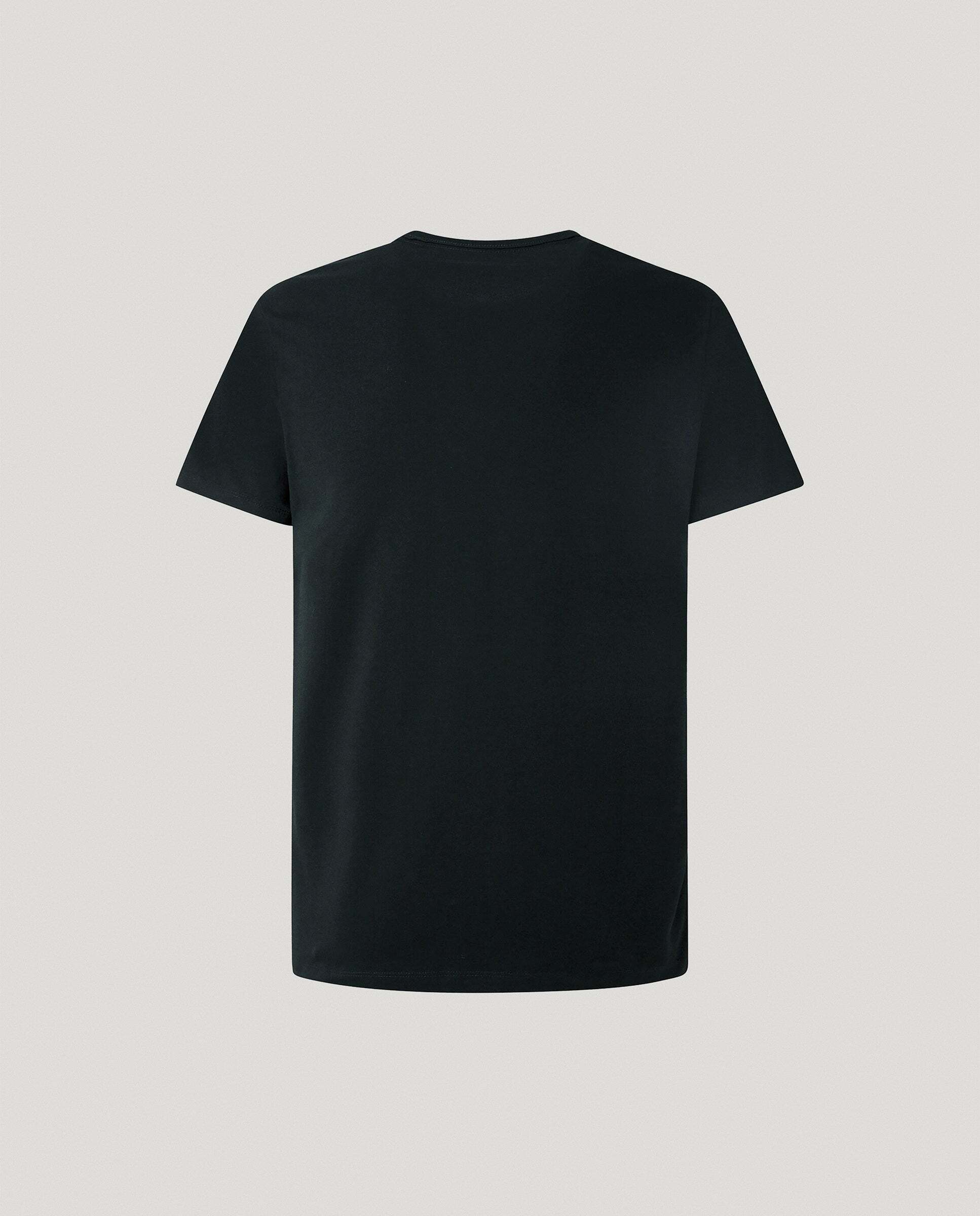 Camiseta de hombre ajustada con logotipo - Pepe Jeans - Negro Negro-8