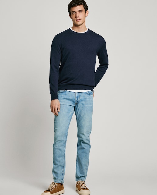 Imagen 0 de Vaquero de hombre Stanley fit taper con efecto desgastado