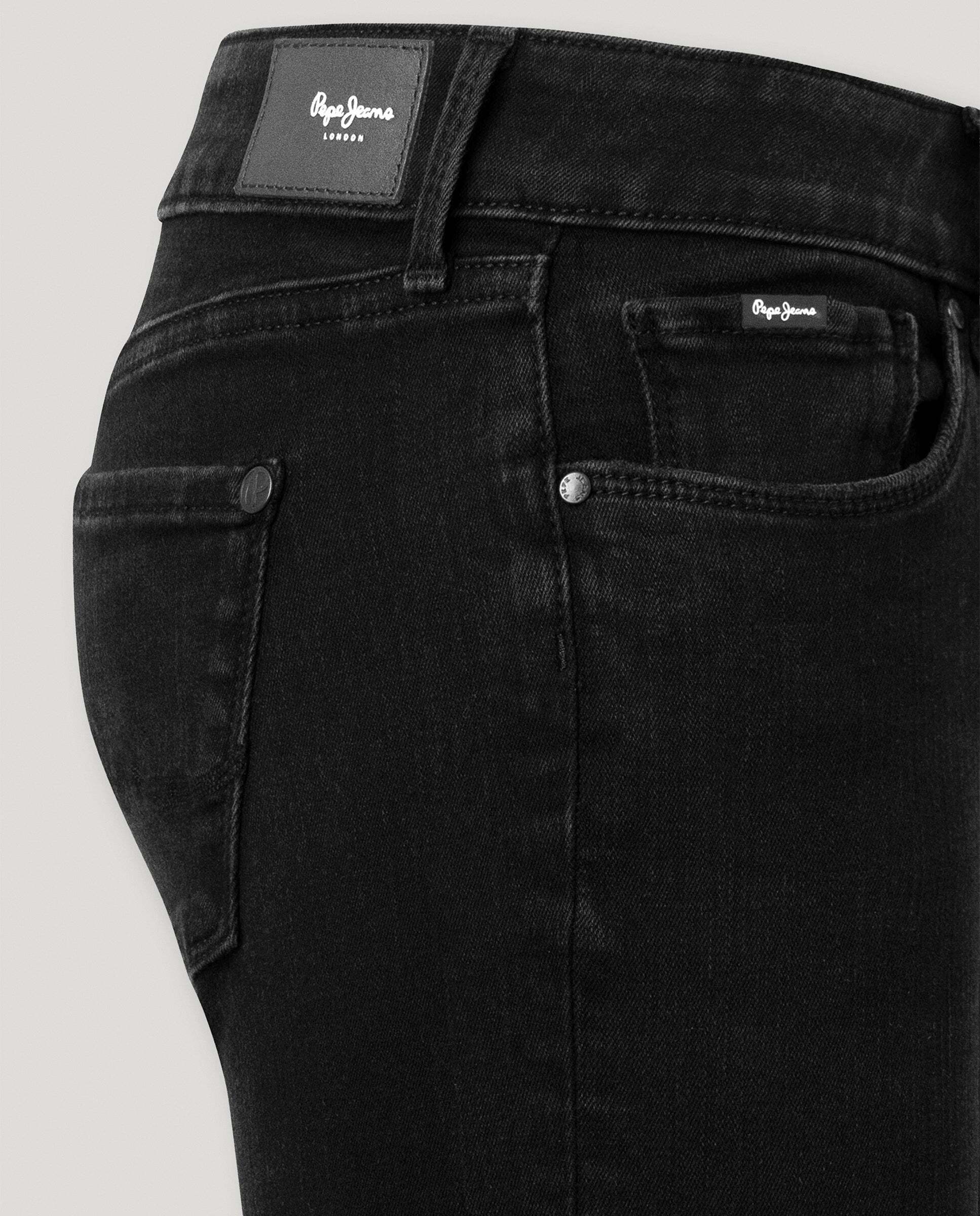 Soho - Pepe Jeans - jeans fit skinny y tiro medio - Negro Negro-8
