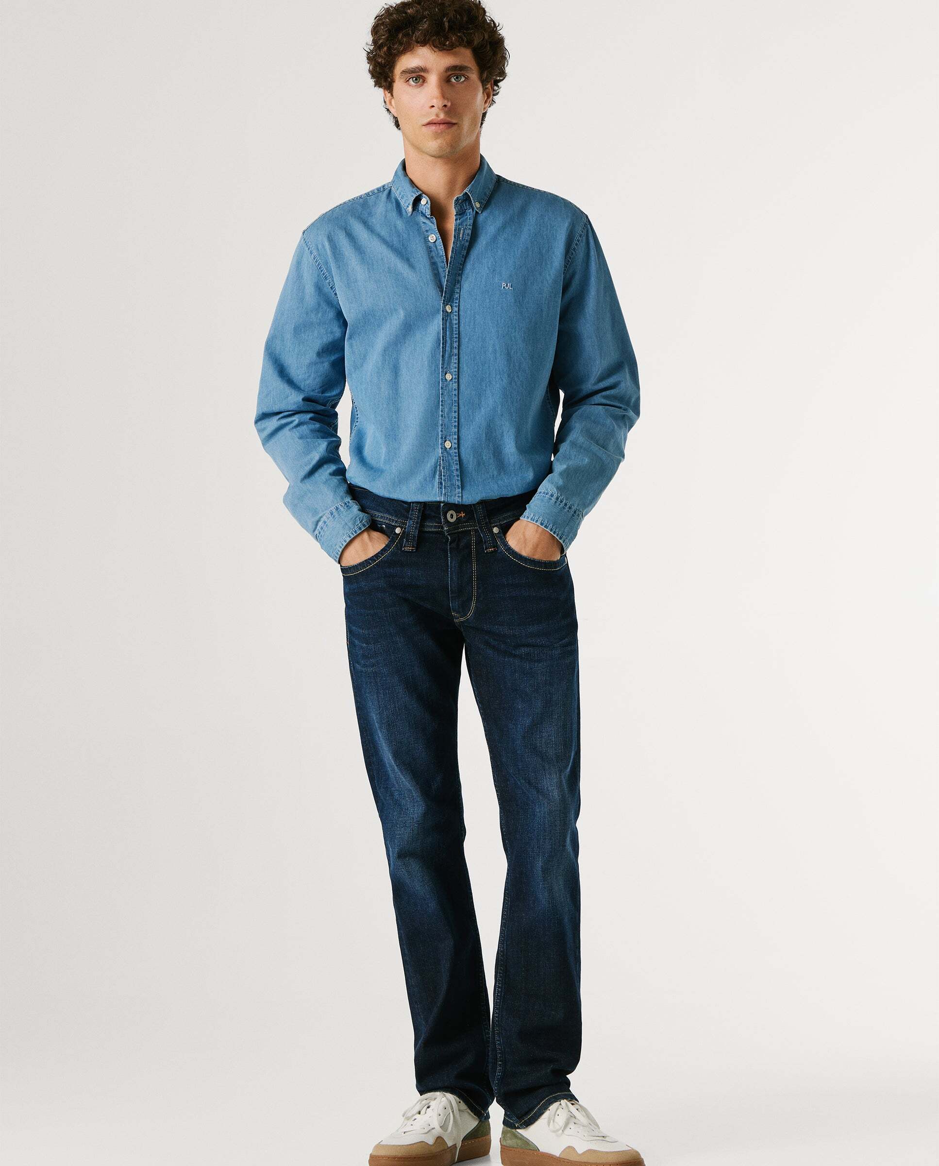 Cash- jeans fit y tiro regular - Pepe Jeans - Negro Negro-2