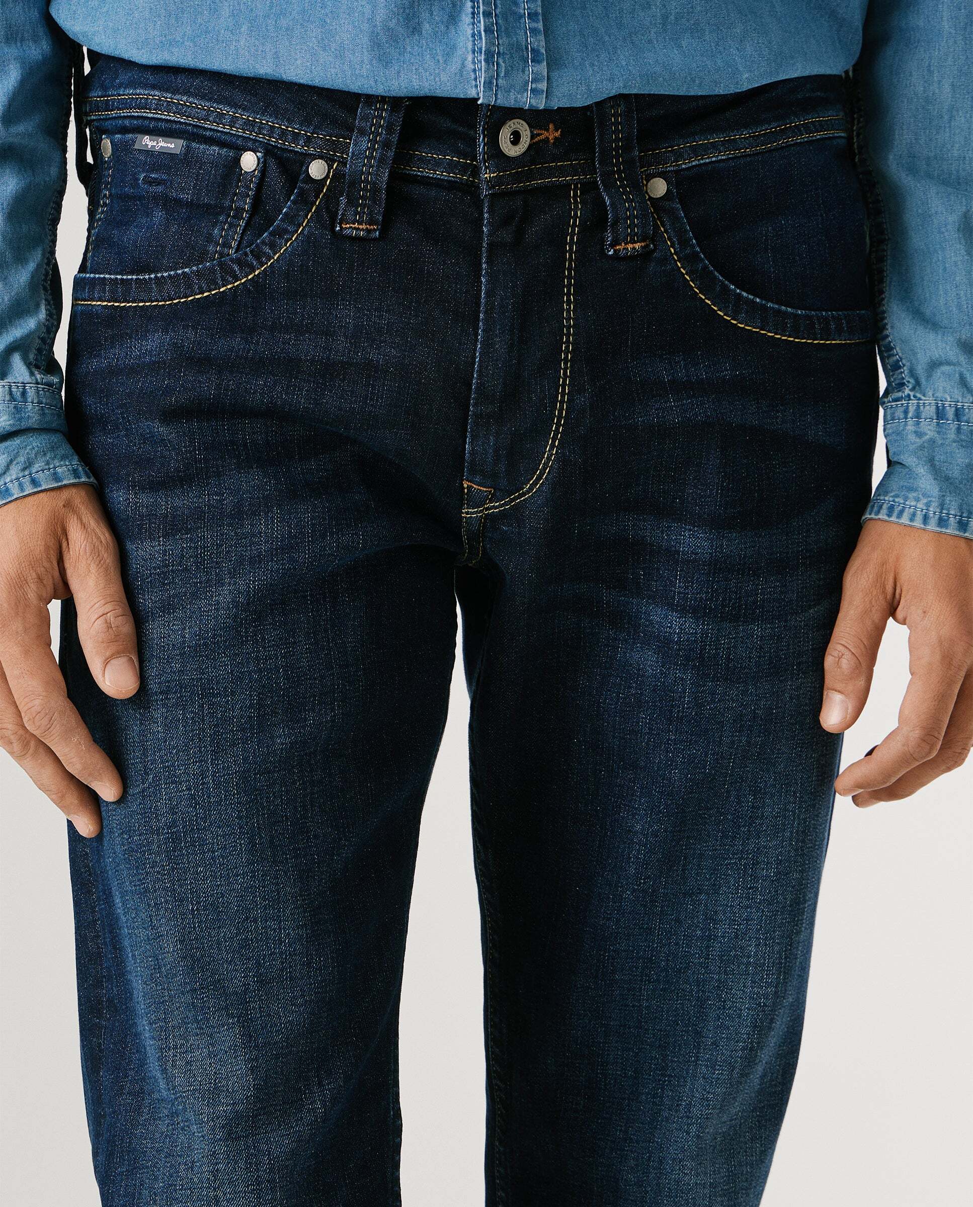 Cash- jeans fit y tiro regular - Pepe Jeans - Negro Negro-4