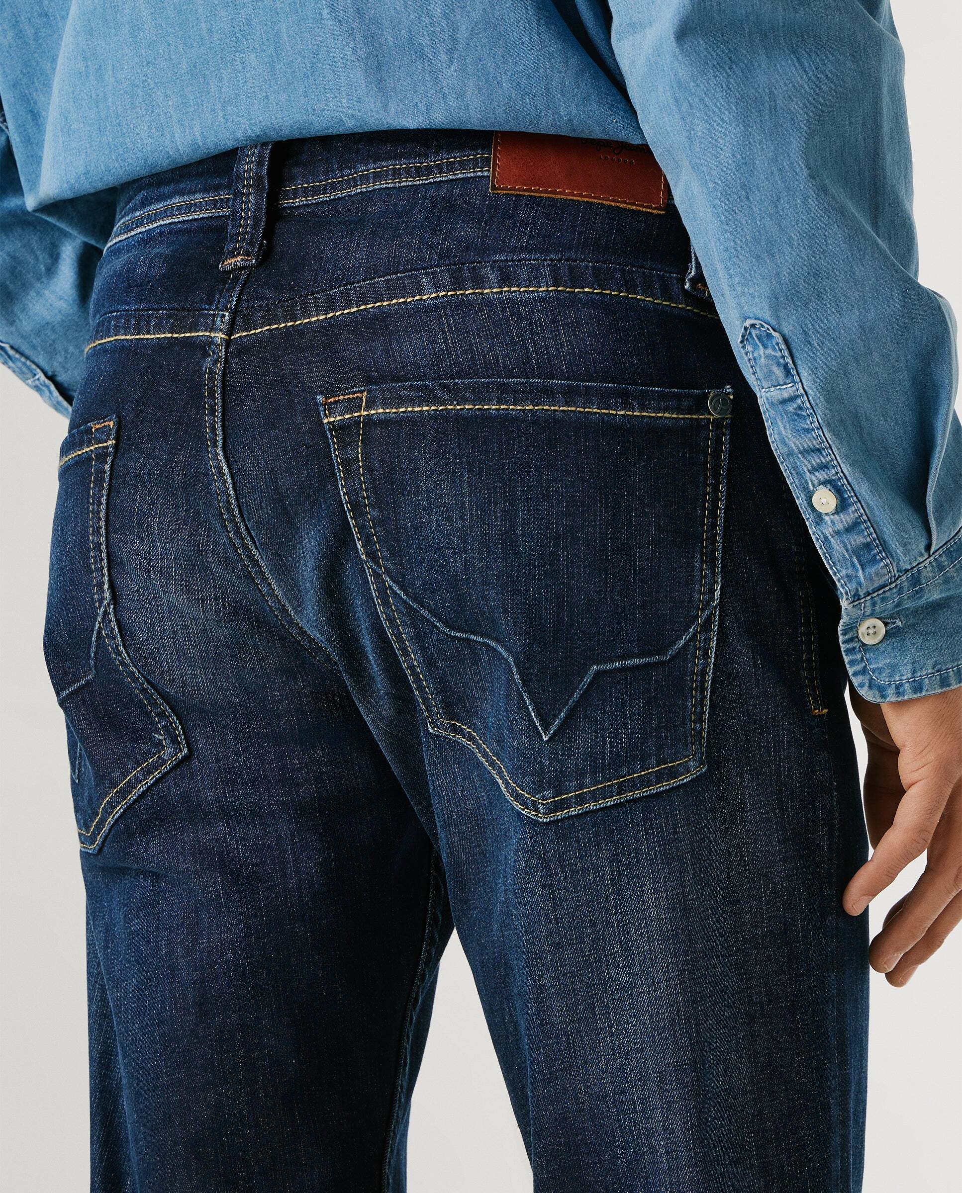 Cash- jeans fit y tiro regular - Pepe Jeans - Negro Negro-5