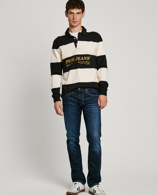 Imagen 0 de Vaquero de hombre Cash fit regular con efecto desgastado