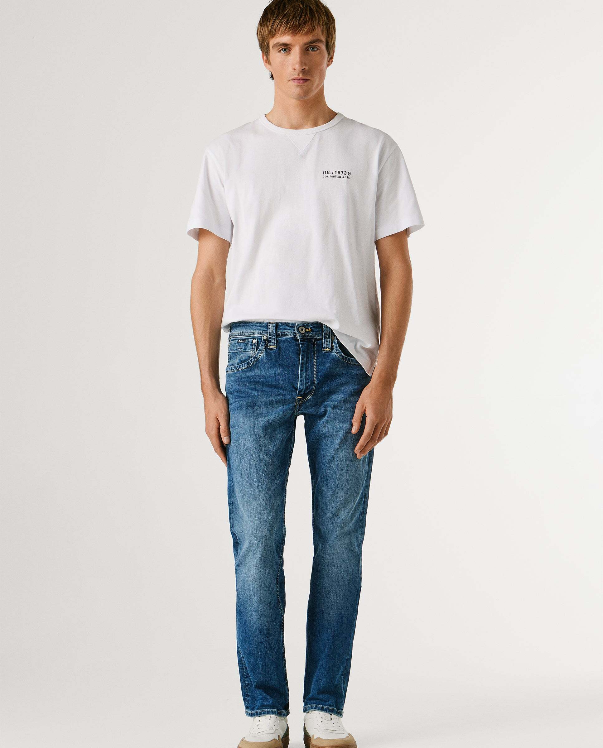 Cash- jeans fit y tiro regular - Pepe Jeans - Azul Azul-1
