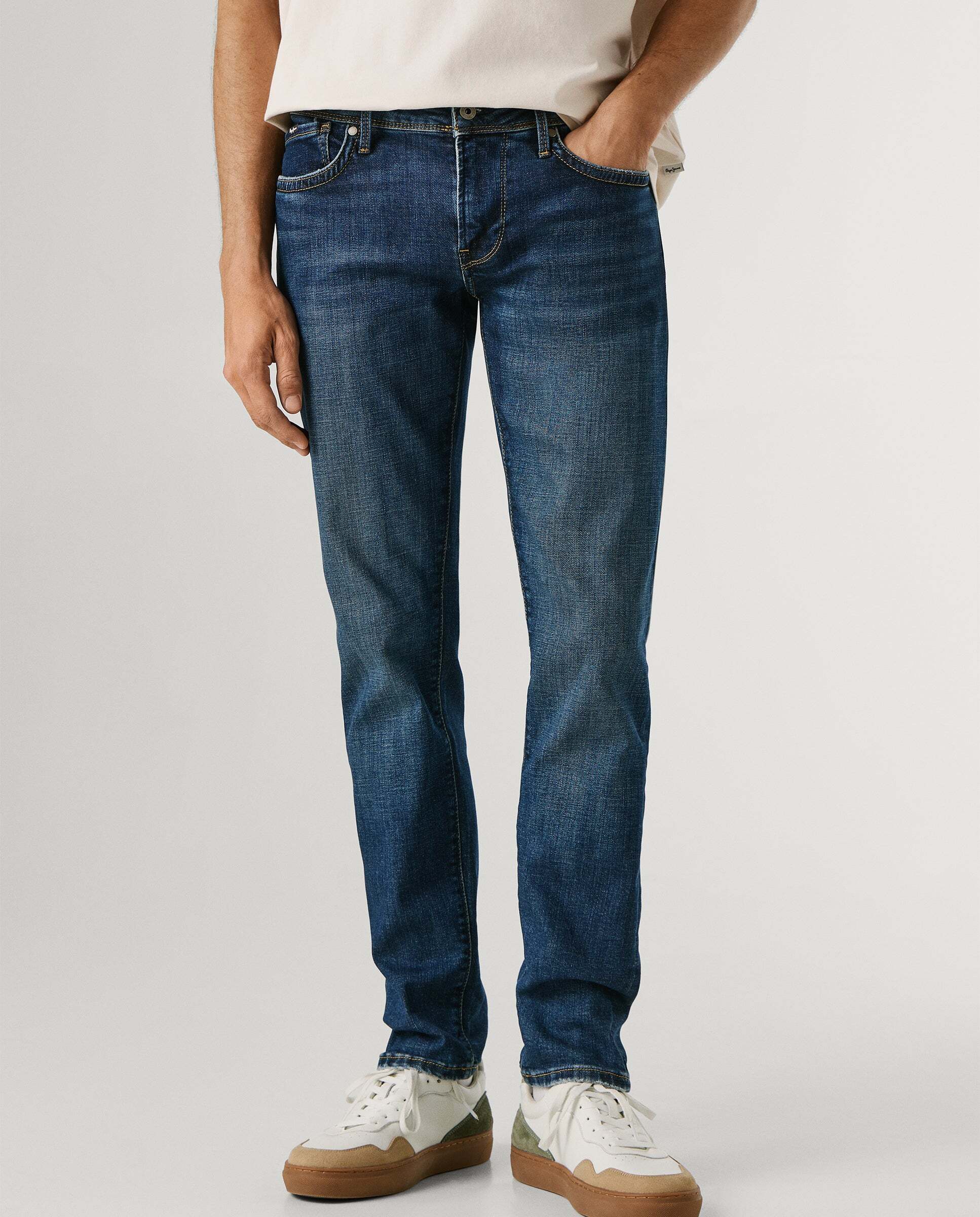 Hatch - Pepe Jeans - jeans fit slim y tiro bajo - Negro Negro-2