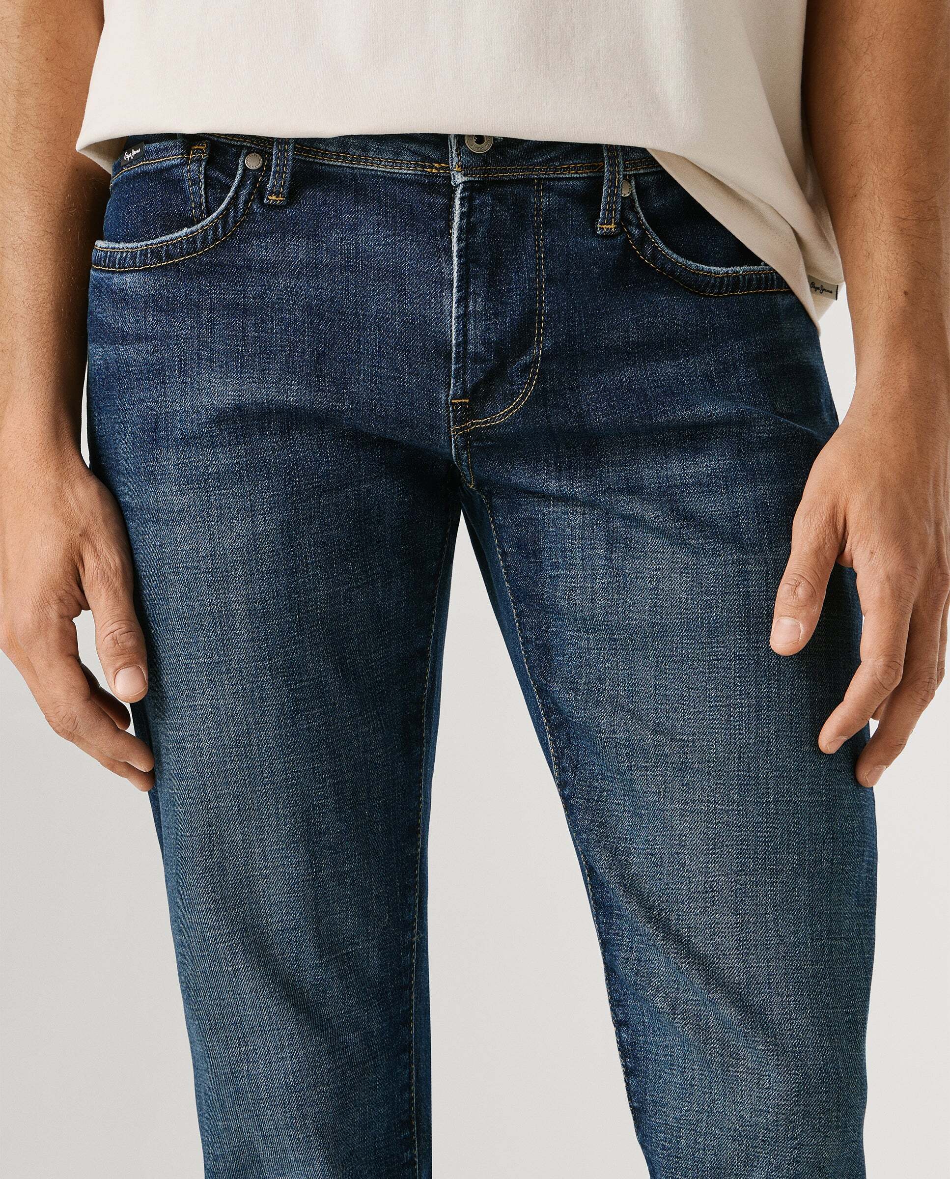 Hatch - Pepe Jeans - jeans fit slim y tiro bajo - Negro Negro-4