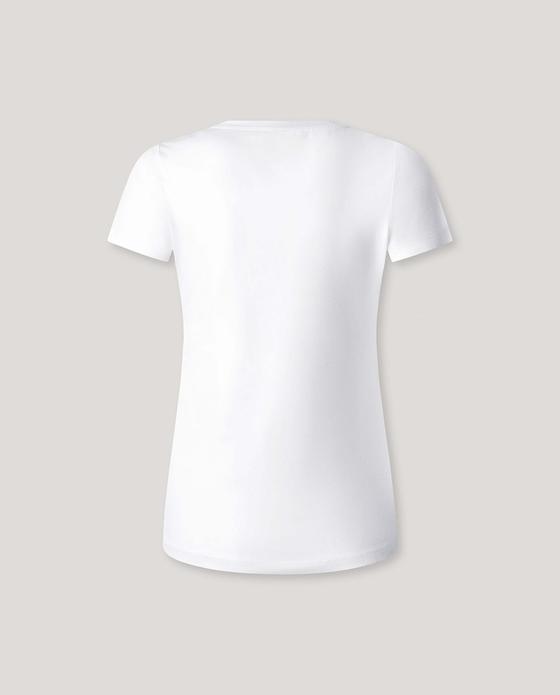 Camiseta de mujer manga corta con logo estampado - Pepe Jeans - Blanco Blanco-8