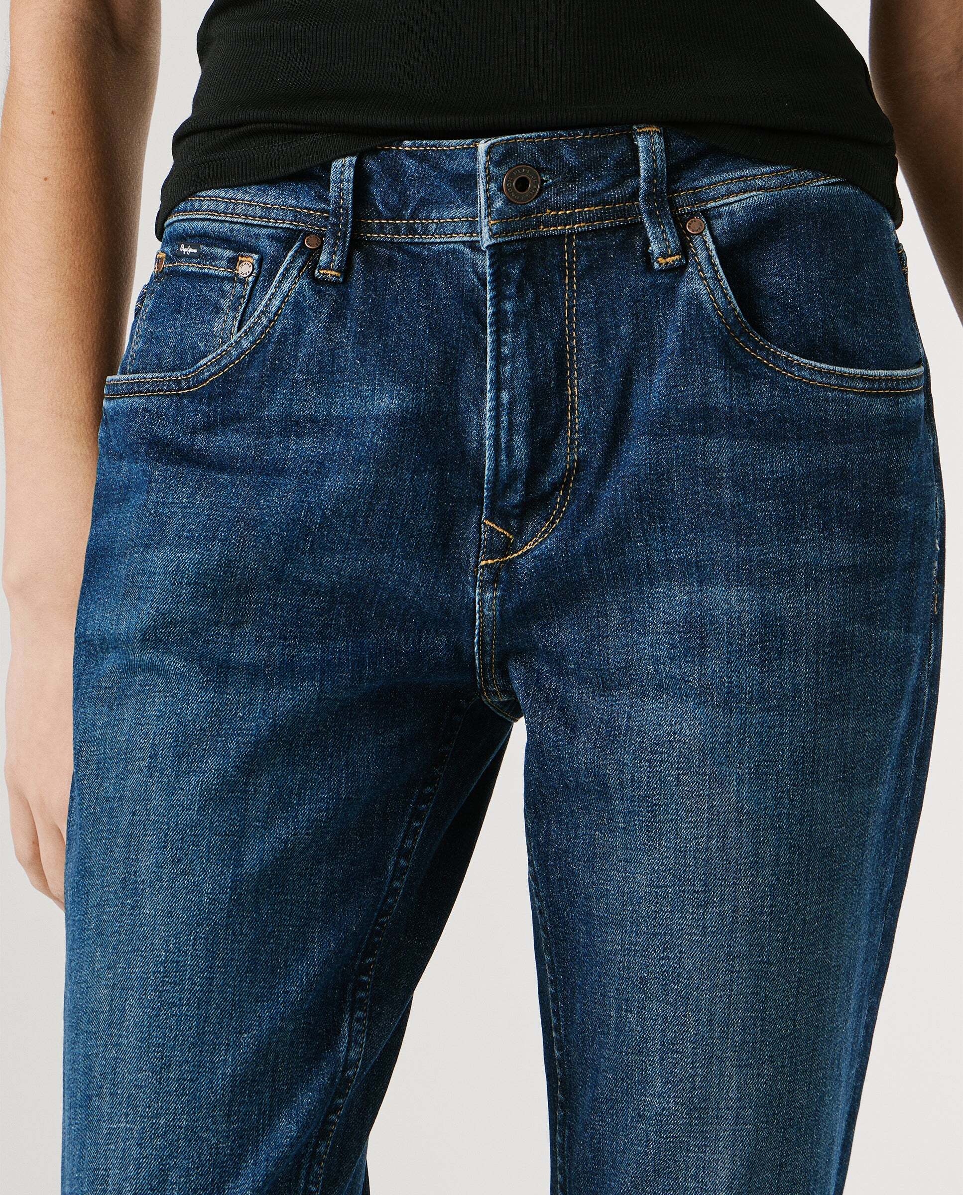 Vaquero de mujer fit relaxed y tiro alto - Pepe Jeans - Azul Azul-4