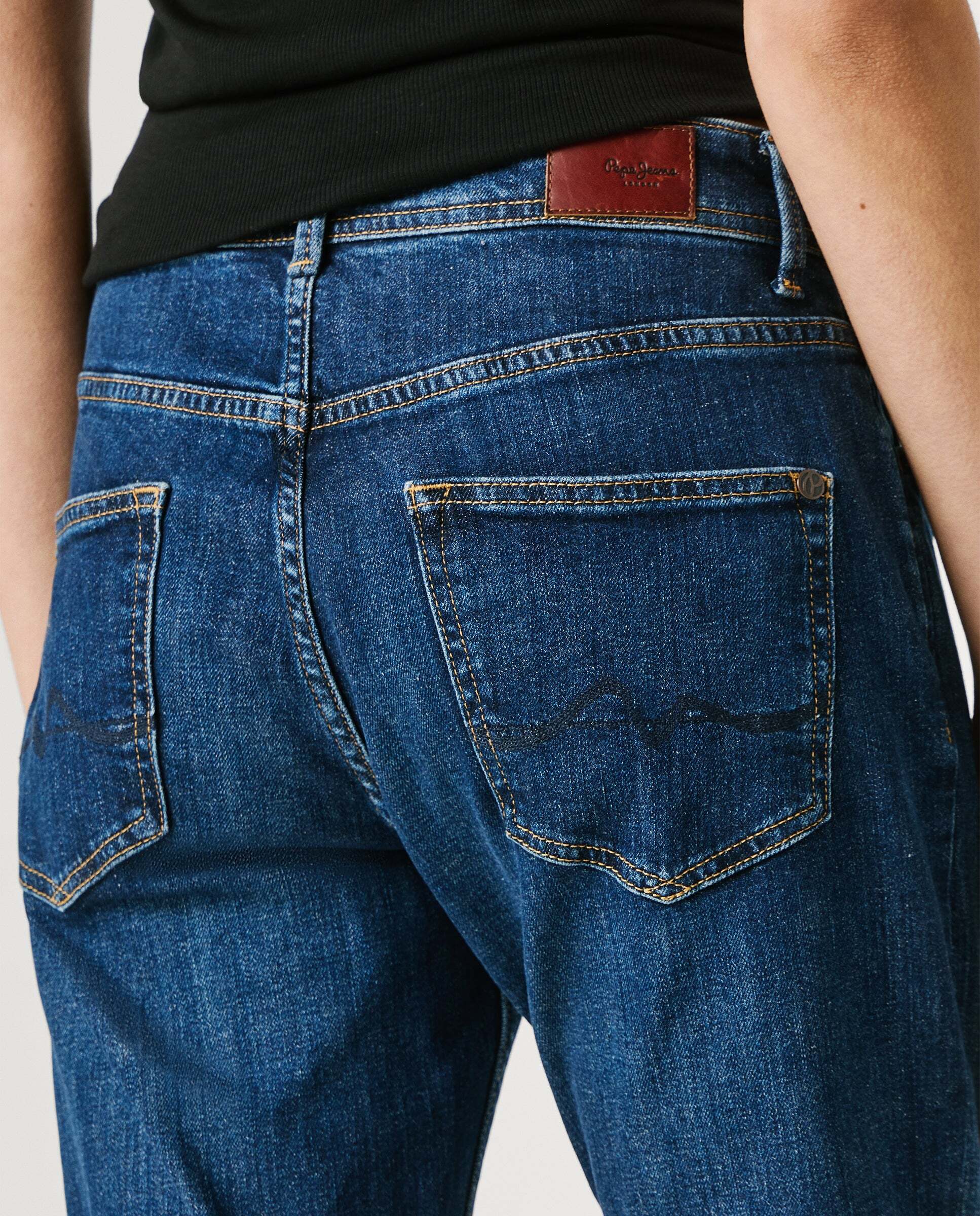Vaquero de mujer fit relaxed y tiro alto - Pepe Jeans - Azul Azul-5