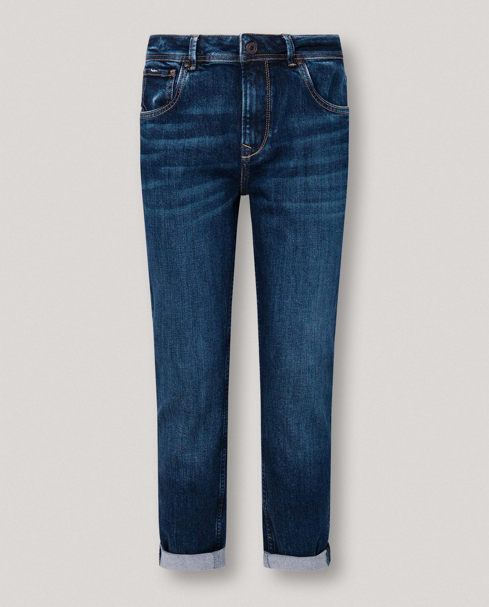 Vaquero de mujer fit relaxed y tiro alto - Pepe Jeans - Azul Azul-10