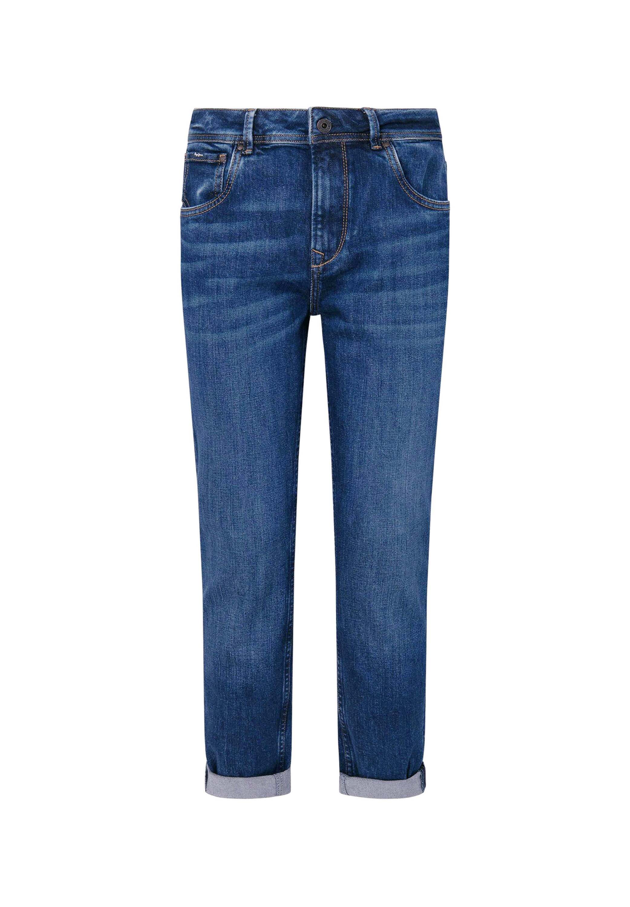 Vaquero de mujer fit relaxed y tiro alto - Pepe Jeans - Azul marino Azul marino-6