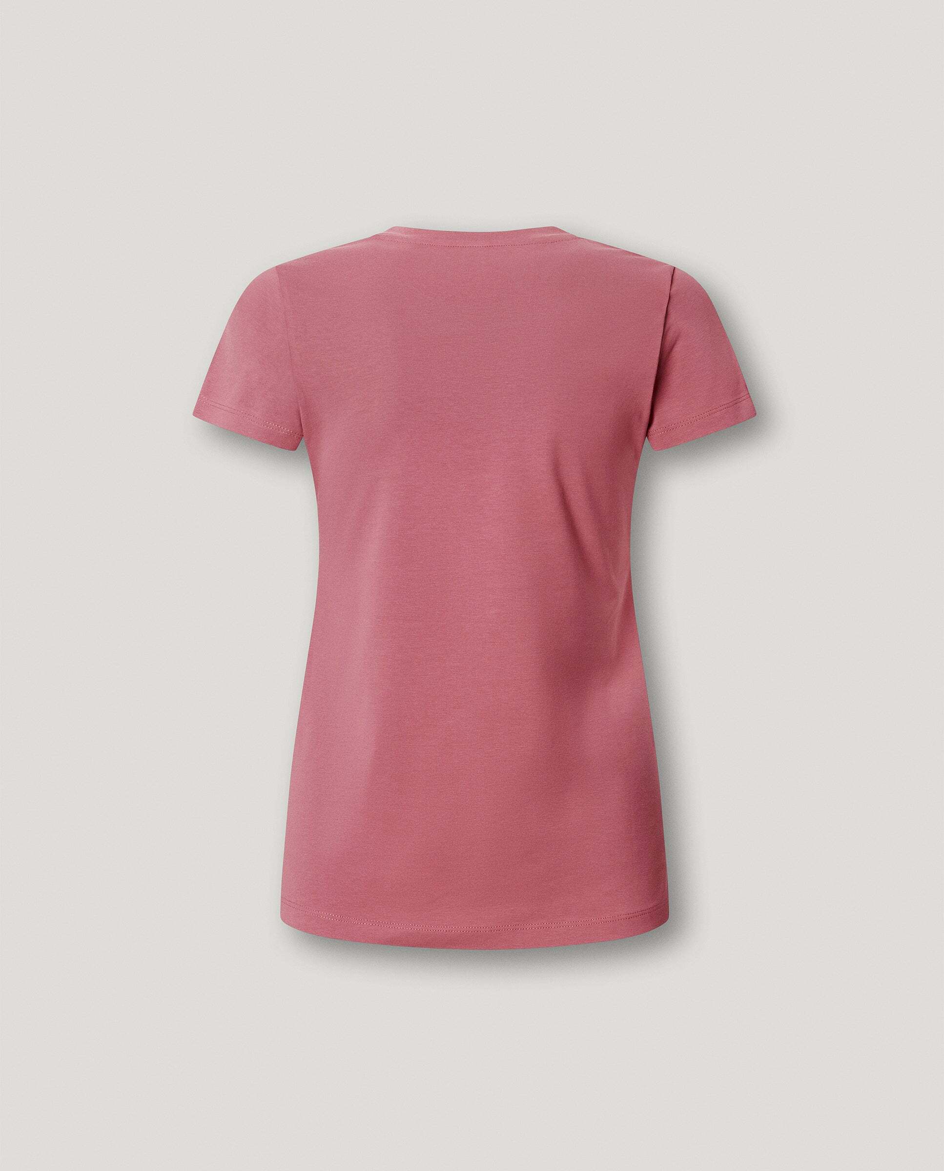 Camiseta de mujer manga corta con logo estampado - Pepe Jeans - Rosa Rosa-8
