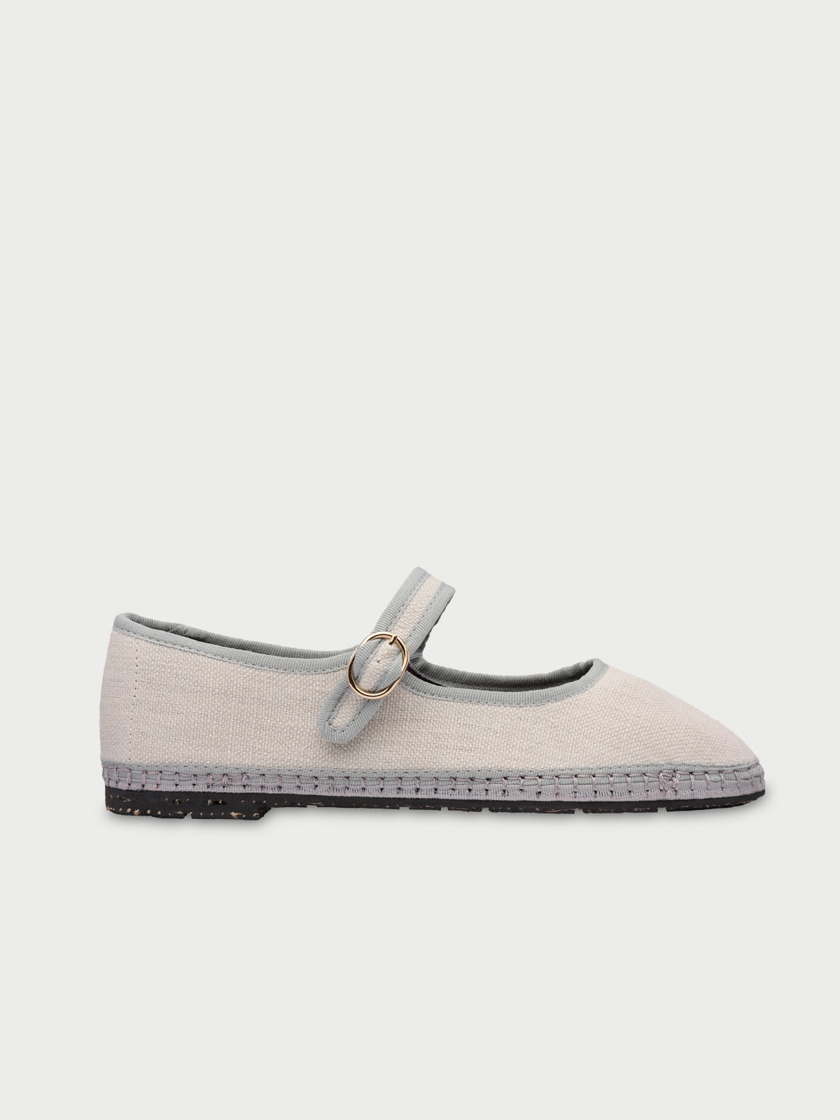 Merceditas de mujer en terciopelo - Flabelus - Gris claro Gris claro-1
