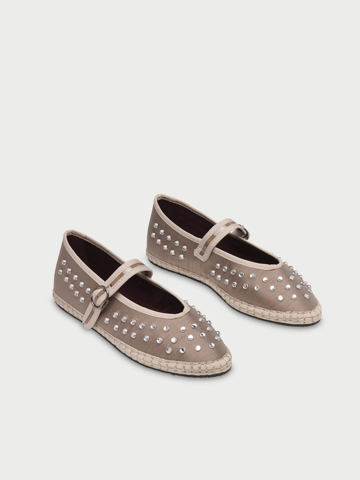 Merceditas Mae de mujer en terciopelo - Flabelus - Beige Beige-3