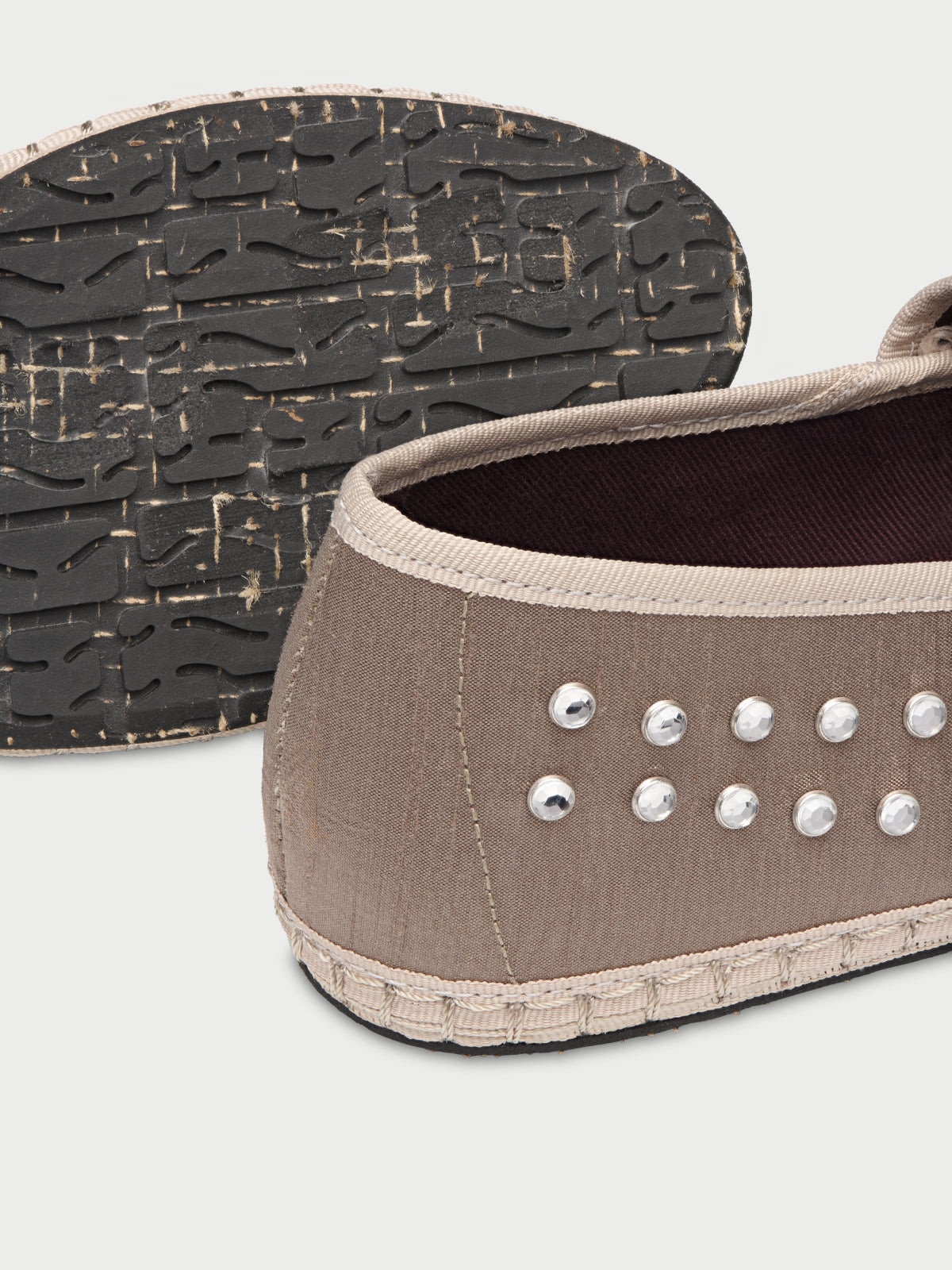 Merceditas Mae de mujer en terciopelo - Flabelus - Beige Beige-2