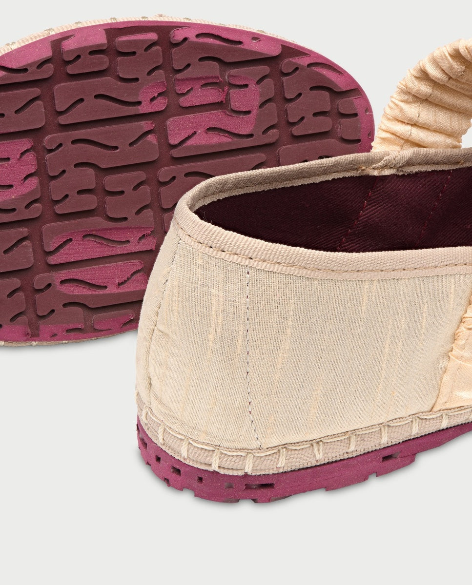 Merceditas de mujer en terciopelo - Flabelus - Camel Camel-4