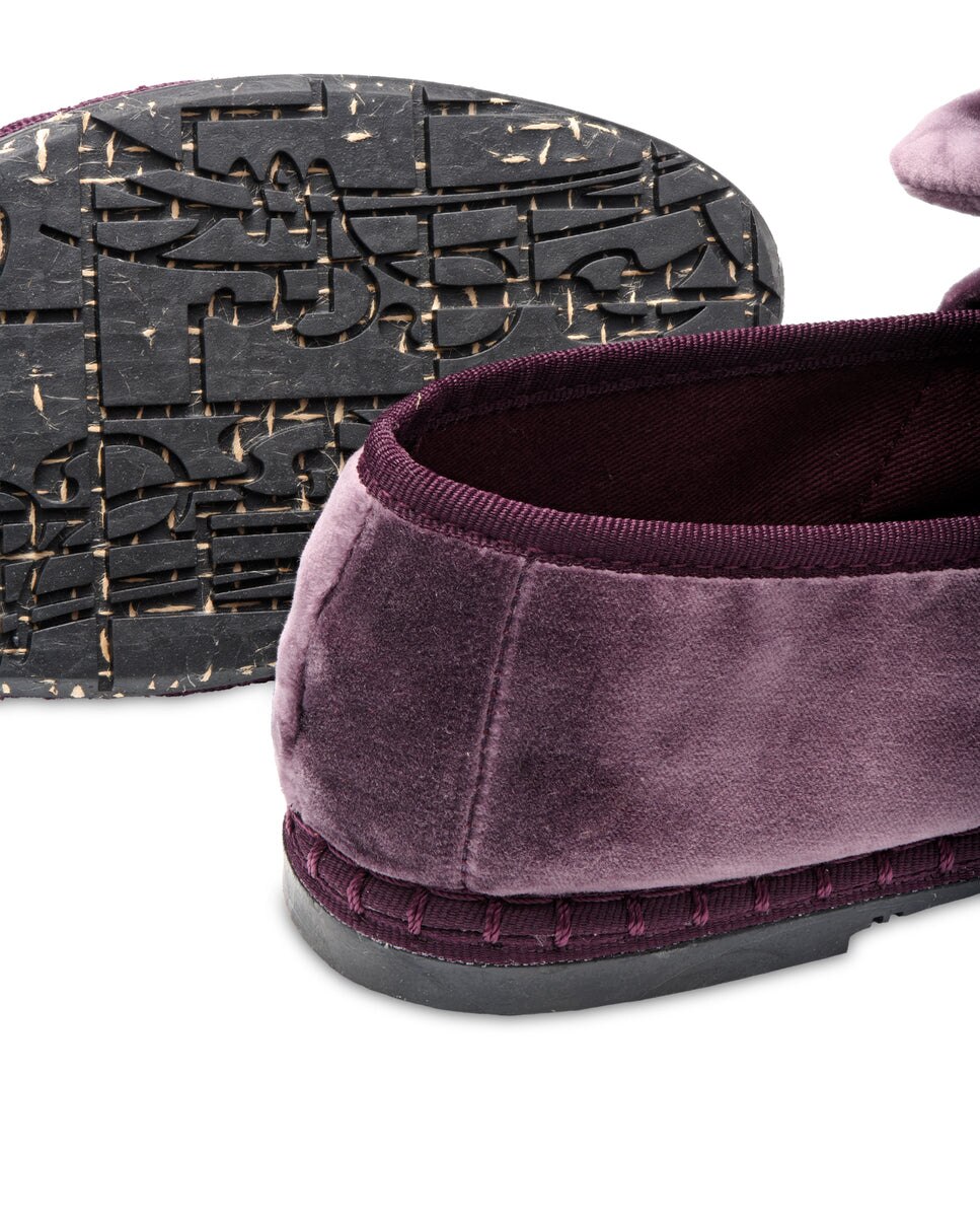 Merceditas de mujer en terciopelo - Flabelus - Morado pastel Morado pastel-3