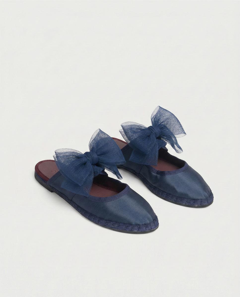 Merceditas de mujer en terciopelo - Flabelus - Navy Navy-3