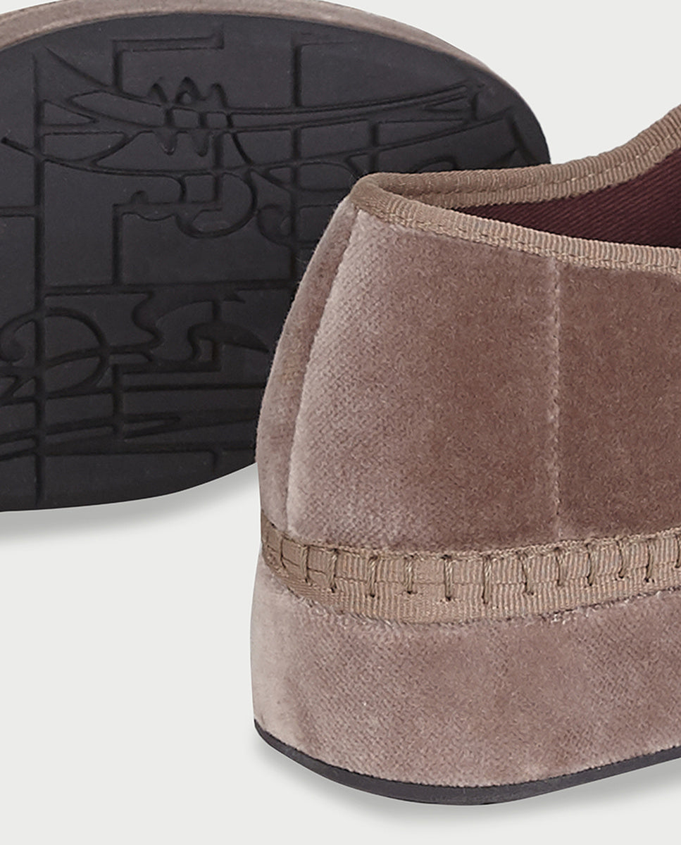 Imagen 2 de Merceditas de mujer fabricadas en algodón - Flabelus - Beige Beige