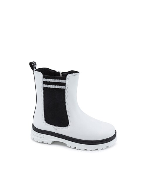 Imagen 0 de Botas de niña de piel con cremallera