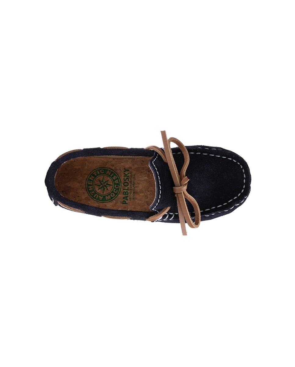 Pablosky Garçon Moccasin 128036 - Chaussures Cuir Confortables
