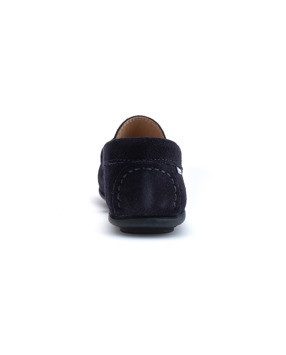 Imagen 4 de Mocasines de niño de piel - Pablosky - Azul / Amarillo Azul / Amarillo