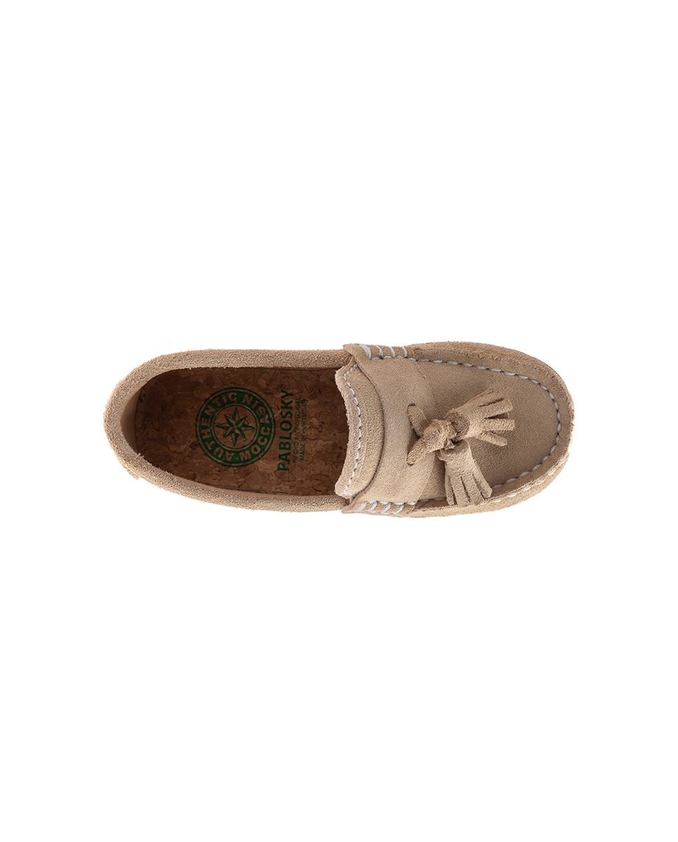 Imagen 3 de Mocasines de niño de piel - Pablosky - Beige Beige