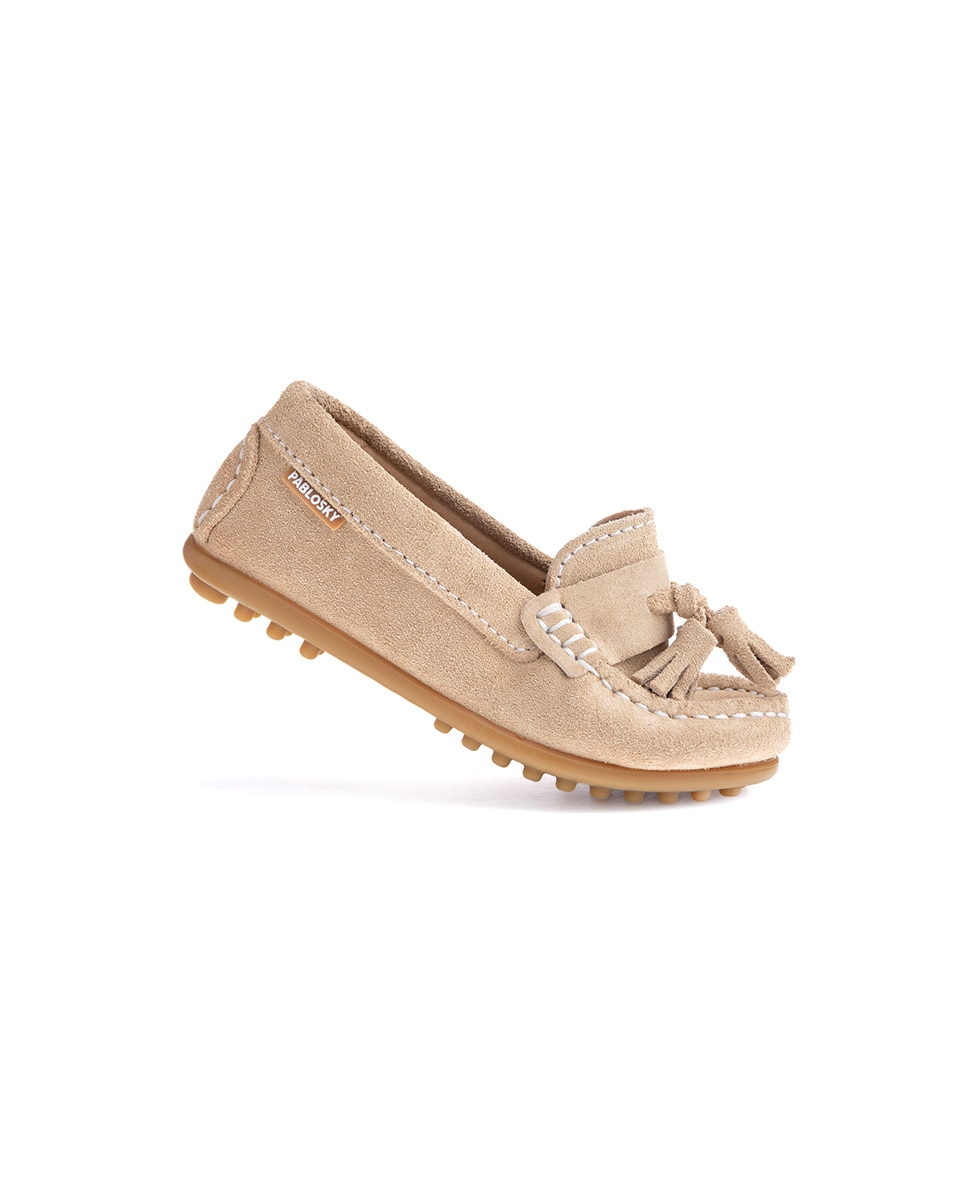 Imagen 5 de Mocasines de niño de piel - Pablosky - Beige Beige