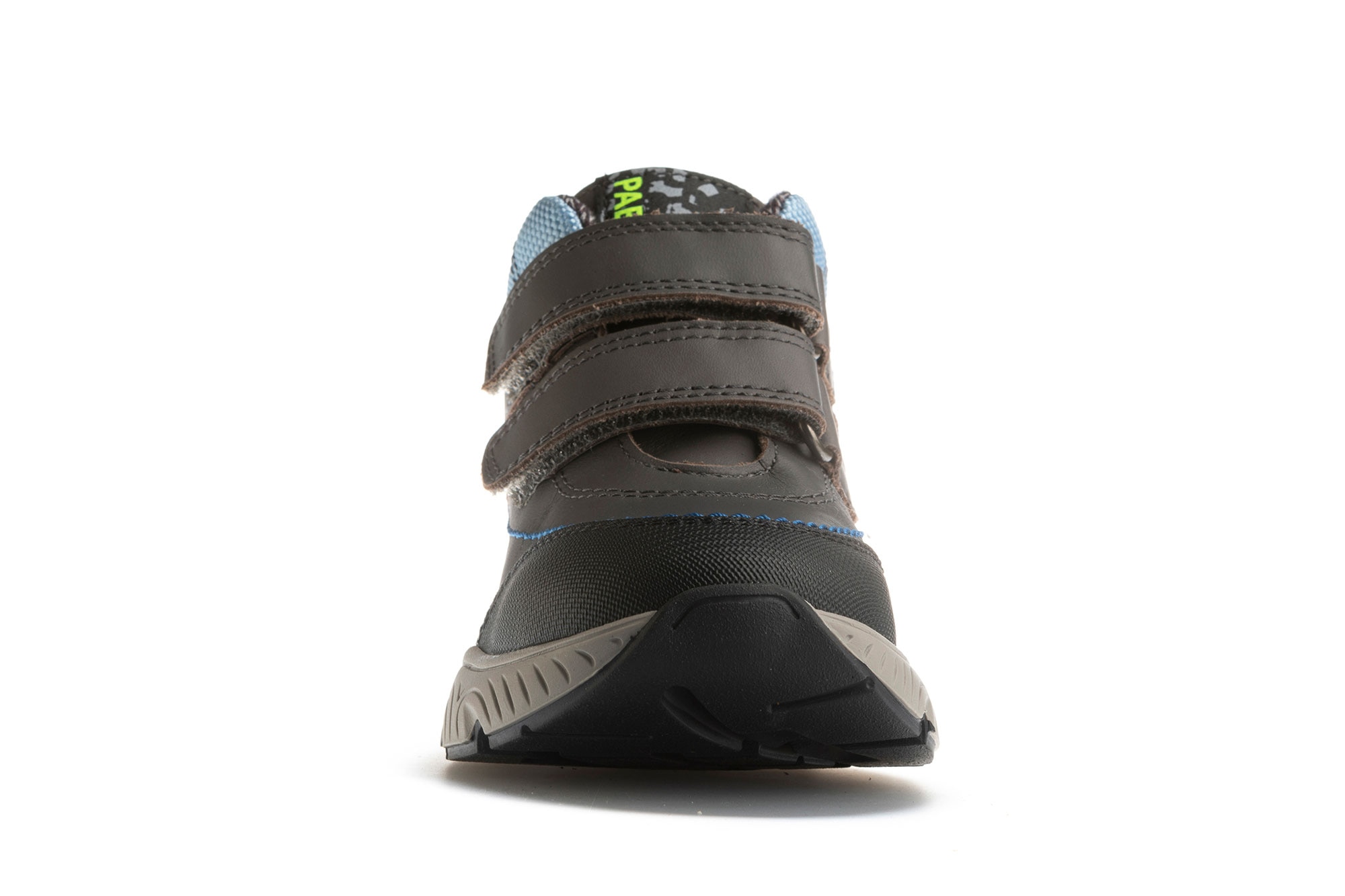 Botas de niño de piel con cierre adherente - Pablosky - Gris oscuro Gris oscuro-3