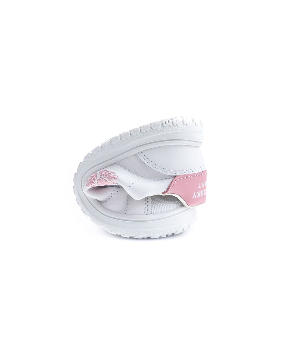 Imagen 2 de Zapatillas de niño tipo casco bajas en piel con doble cierre adherente - Pablosky - Gris Gris