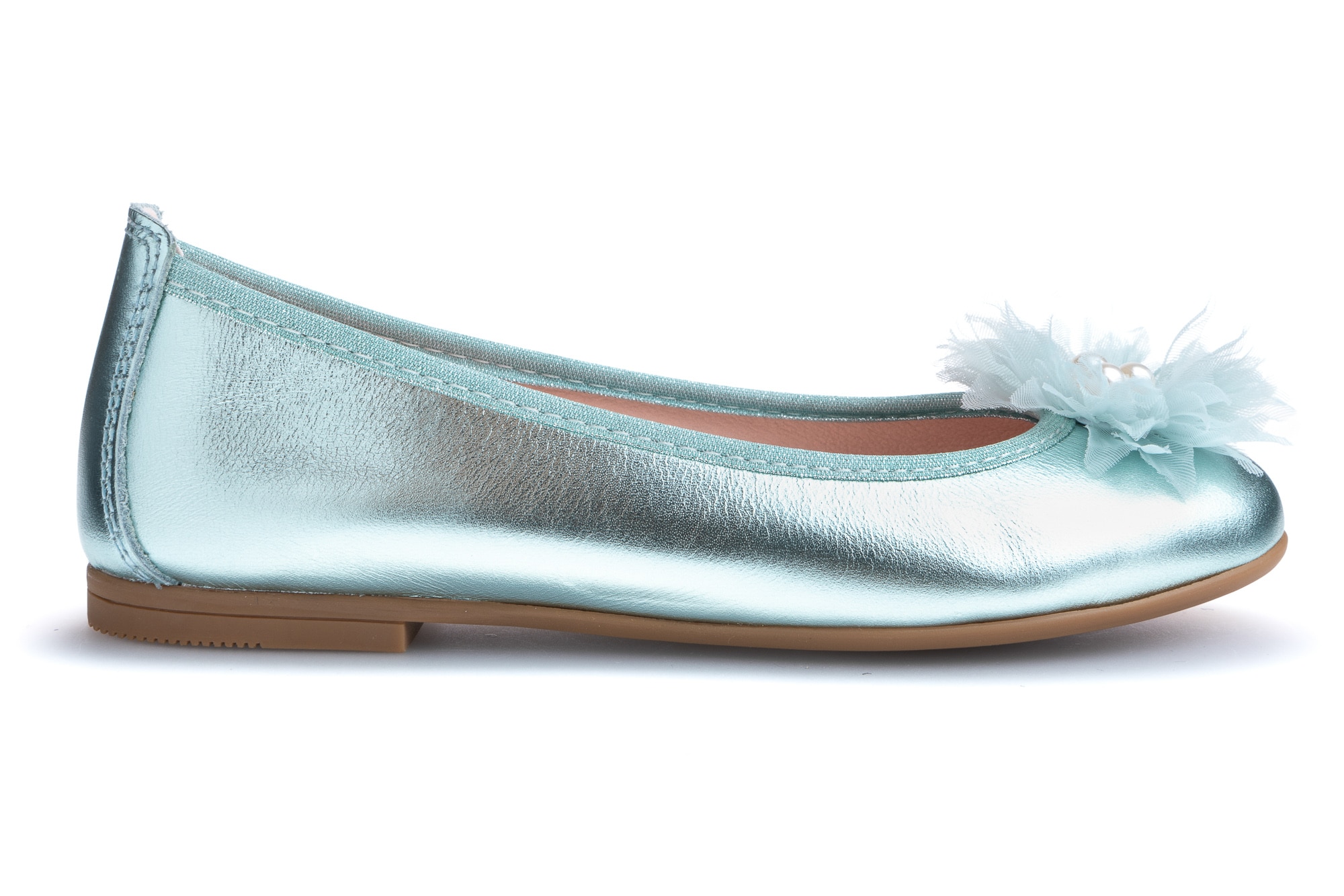 Imagen 6 de Bailarinas de niña de piel con elástico - Pablosky - Azul claro Azul claro