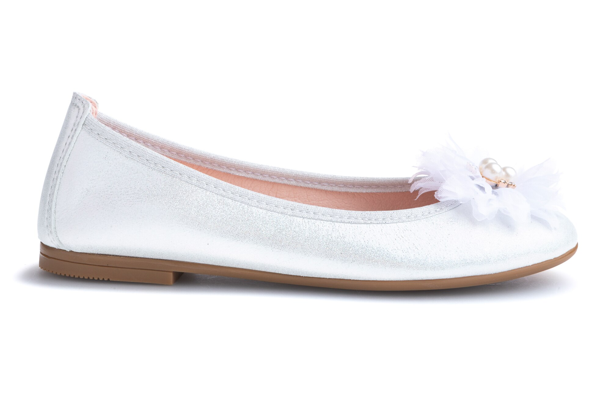 Imagen 6 de Bailarinas de niña de piel con elástico - Pablosky - Plata Plata