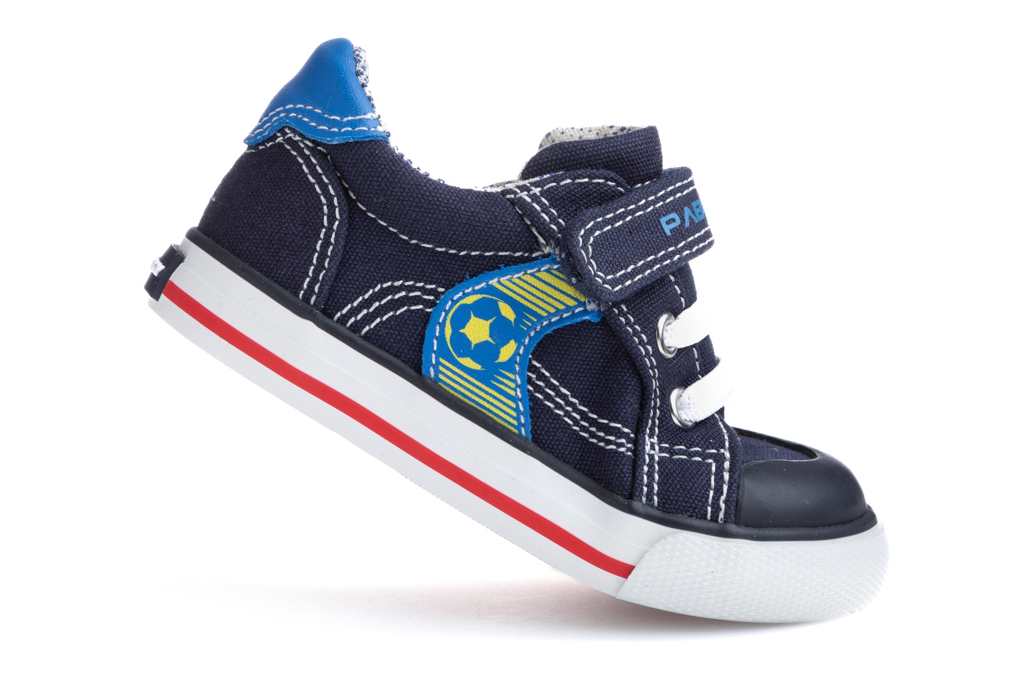 Zapatillas de lona de bebé con cierre adherente - Pablosky - Azul marino Azul marino-2