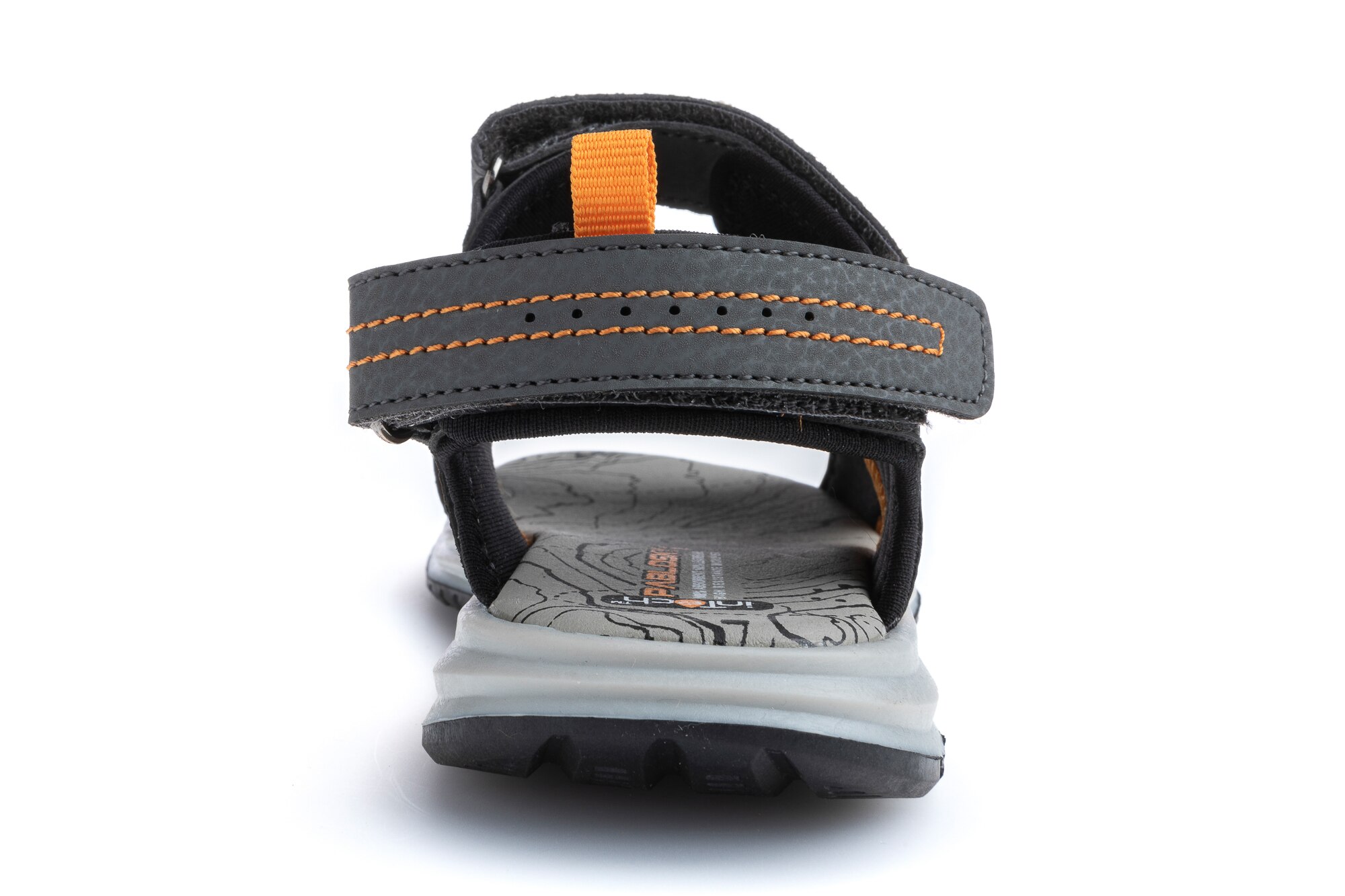 Sandalias de niño con cierre adherente - Pablosky - Gris / Naranja Gris / Naranja-5