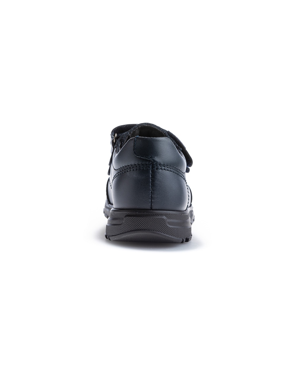 Mocasines de niños pablosky de piel con cierre adherente para el cole - Azul Azul-4