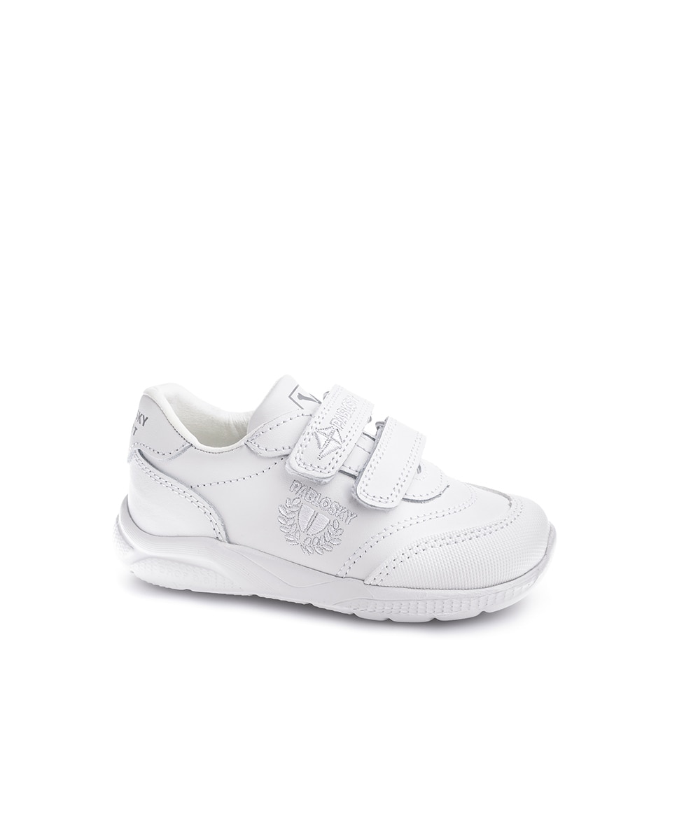 Imagen 0 de Zapatillas deportivas unisex barefoot con cierre adherente Blanco