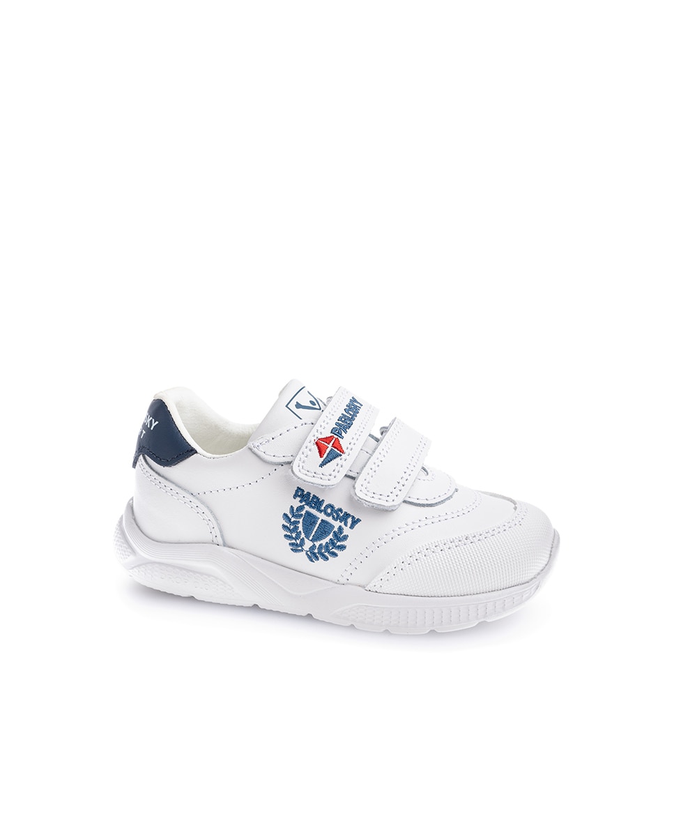 Imagen 1 de Zapatillas deportivas unisex barefoot con cierre adherente - Pablosky - Azul marino / Rosa Azul marino / Rosa