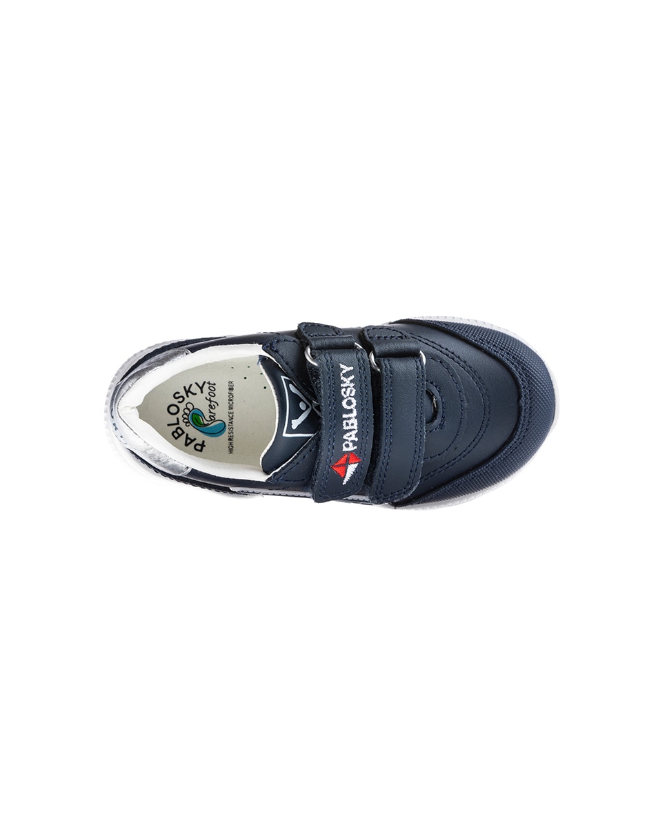 Zapatillas deportivas unisex barefoot con cierre adherente - Pablosky - Negro Negro-4
