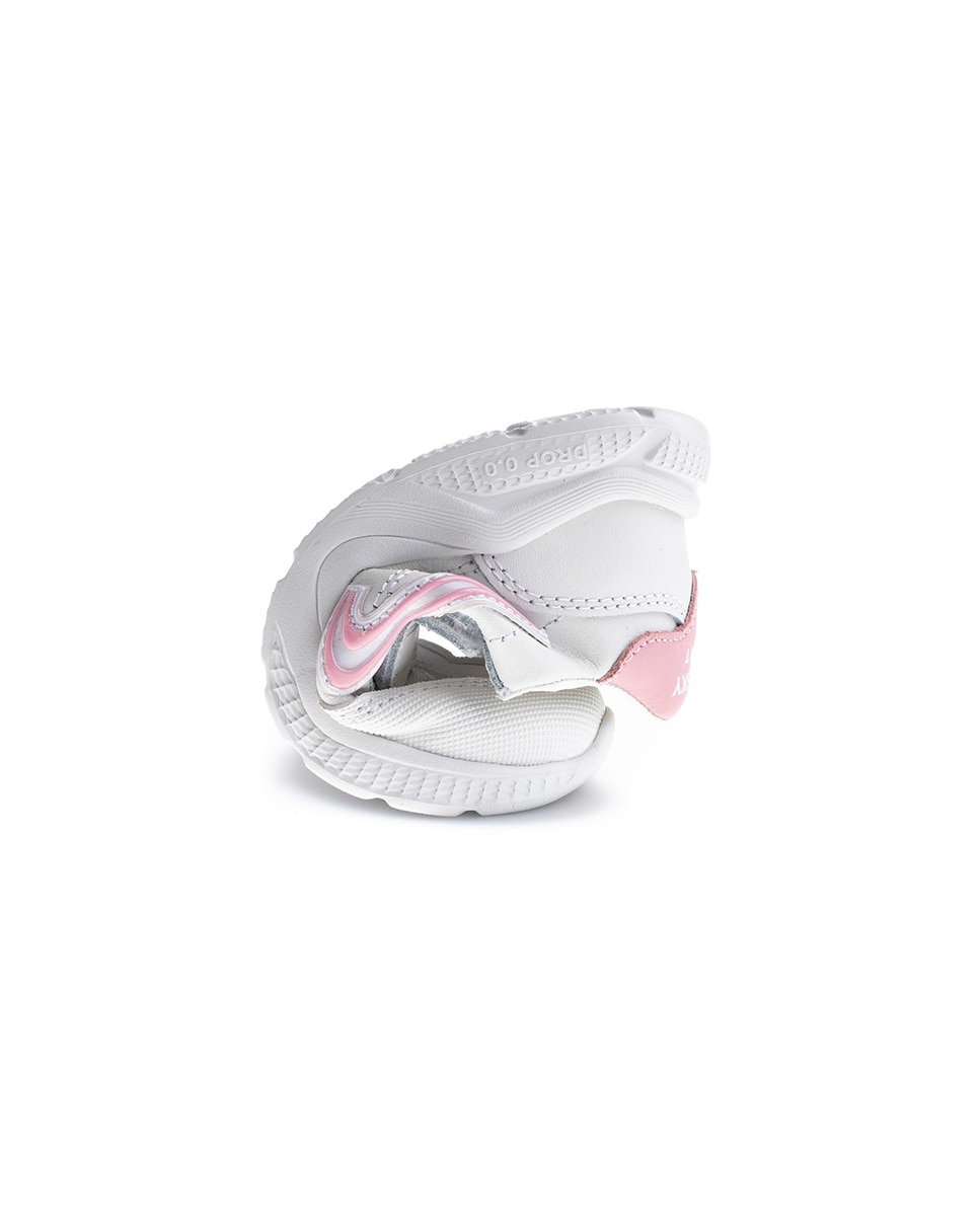 Zapatillas deportivas unisex barefoot con cierre adherente - Pablosky - Blanco / Rosa Blanco / Rosa-2