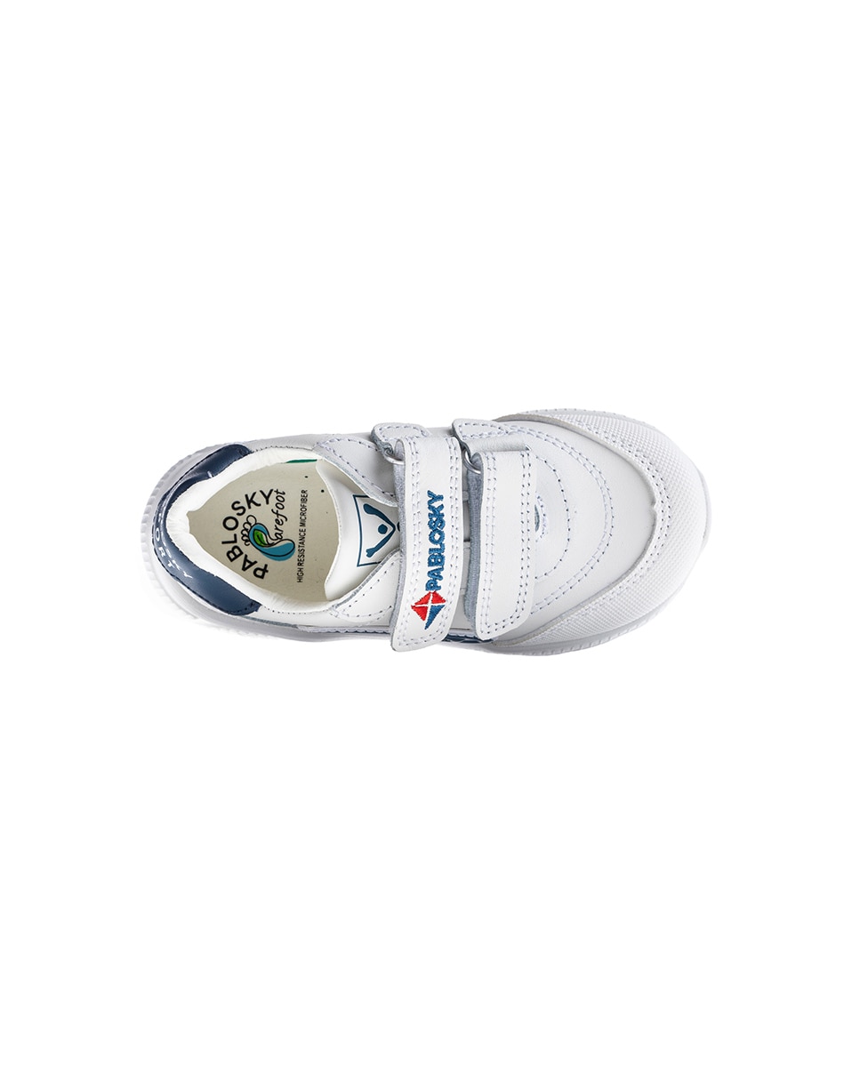 Zapatillas deportivas unisex barefoot con cierre adherente - Pablosky - Gris Gris-4