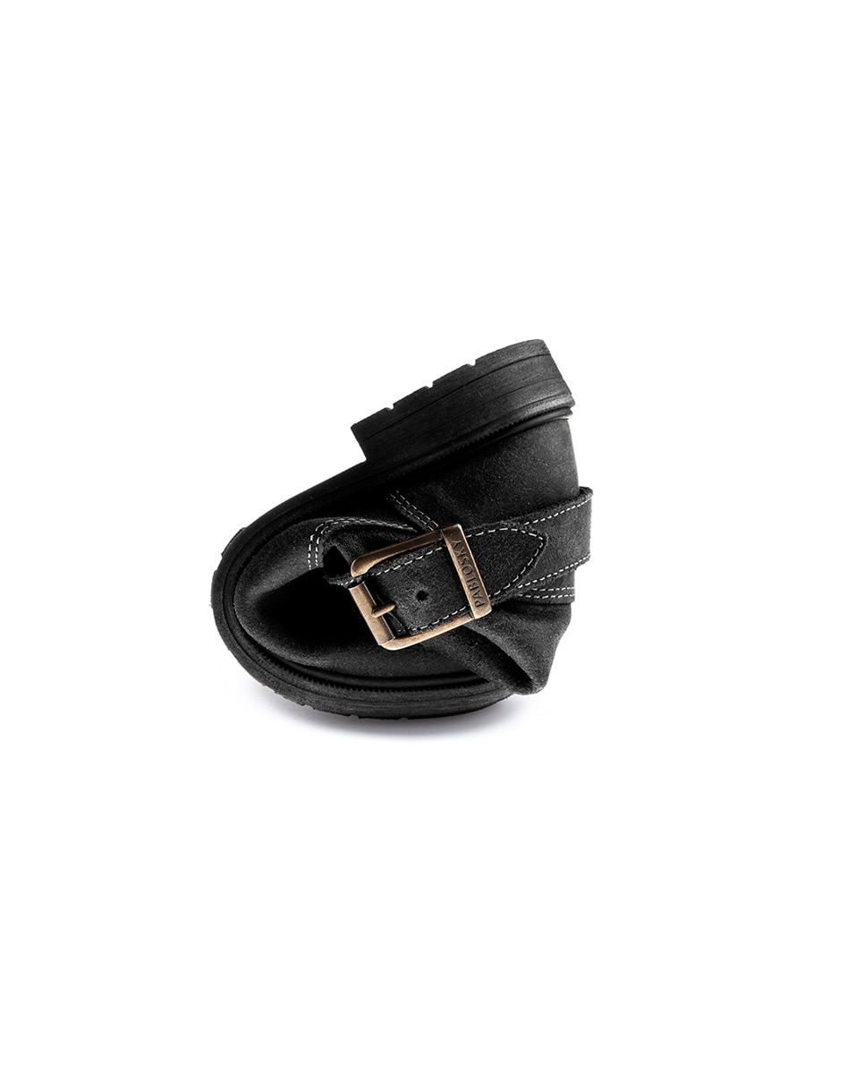 Botas de niña de piel con cremallera - Pablosky - Negro Negro-2