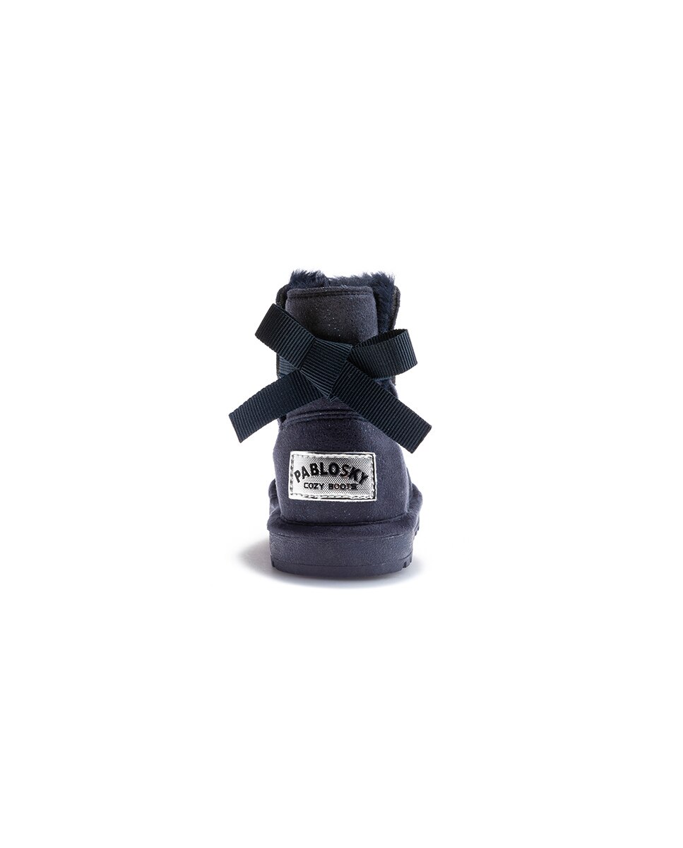 Botines de niña pablosky con cremallera - Azul Azul-4