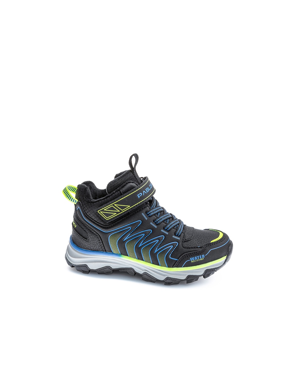 Zapatillas deportivas de niños pablosky con cierre adherente - Negro Negro-1