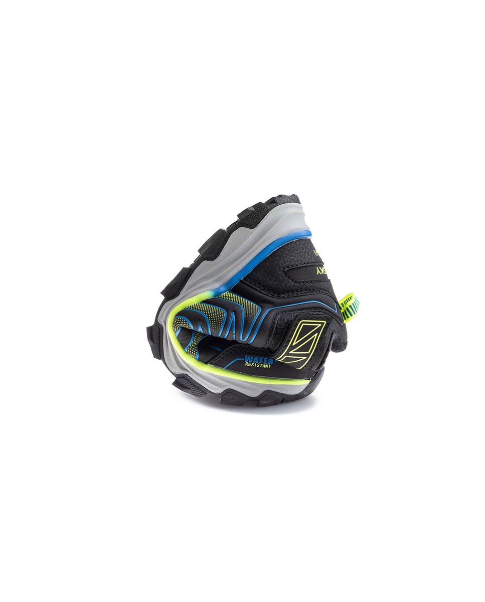 Zapatillas deportivas de niños pablosky con cierre adherente - Negro Negro-2